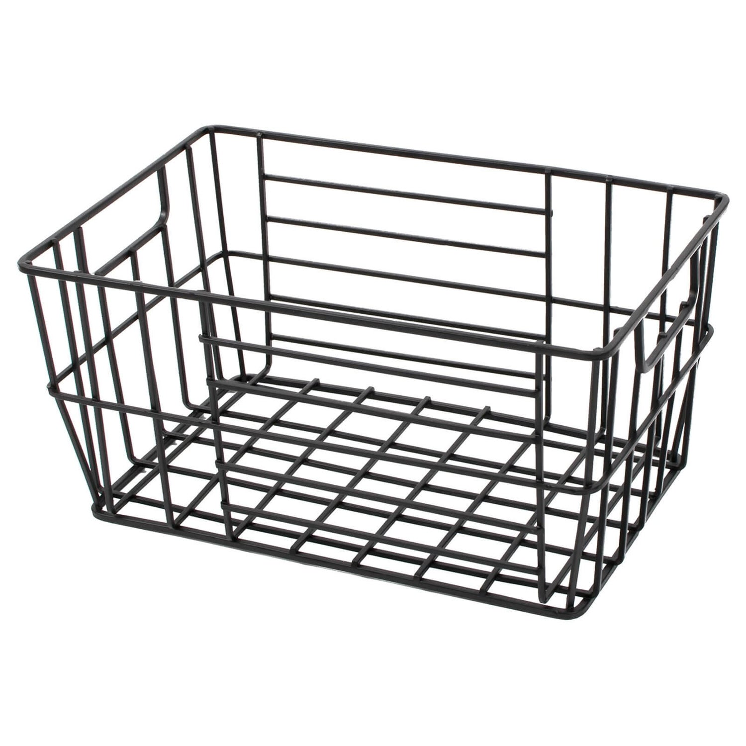 Large Wire Basket Black Homebase