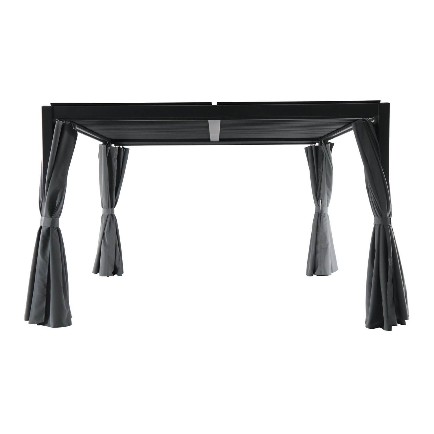 Creador Aluminium 3 x 3.6m Slat Roof Gazebo Homebase