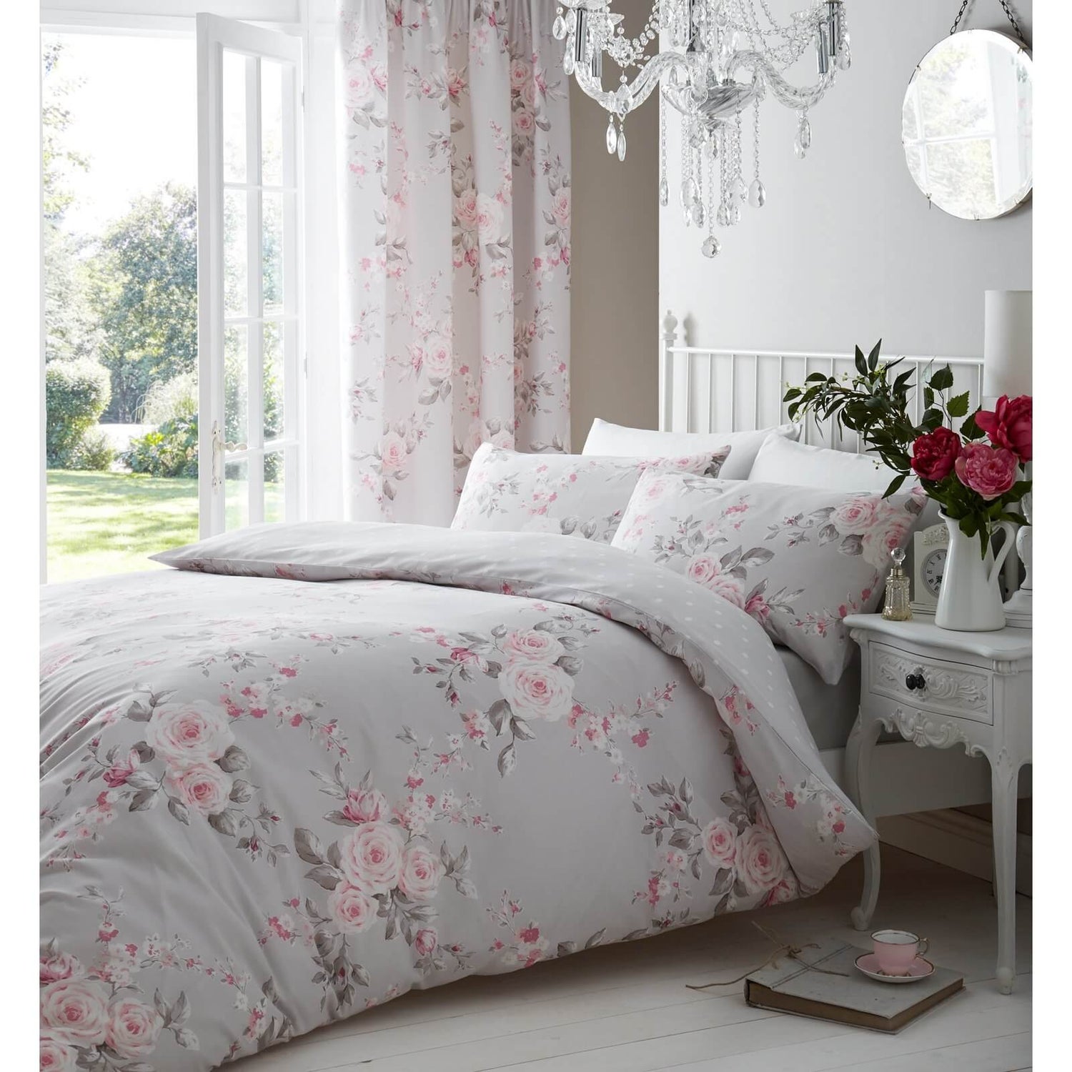 Oootlet Outlet Catherine Lansfield Canterbury Easy Care Double Duvet