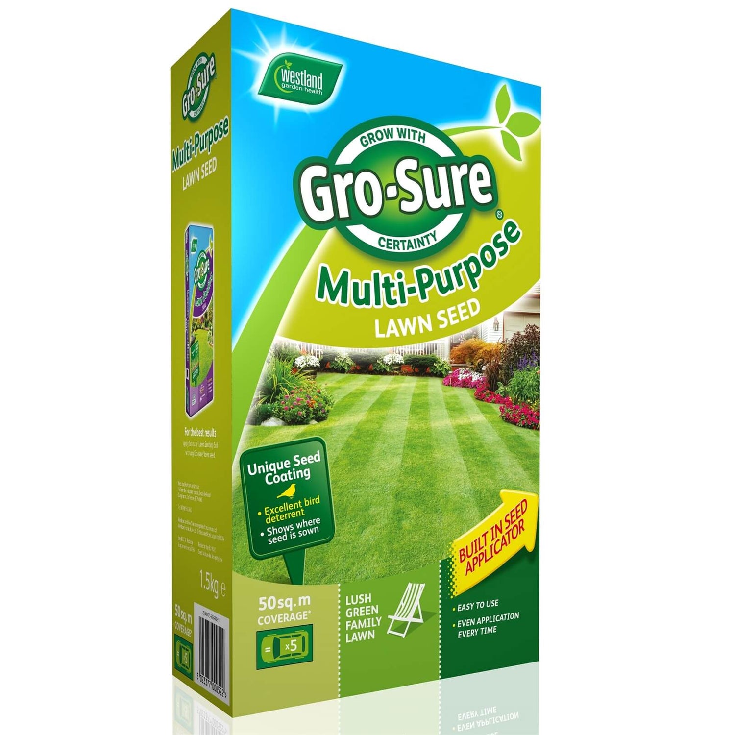 GroSure Multi Purpose Lawn Seed 50m2 Homebase