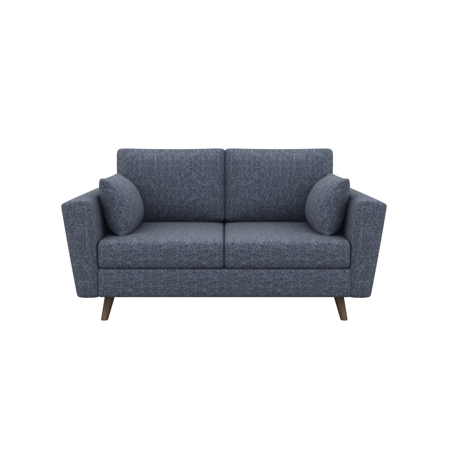 Lucia 2 Seater Sofa Blue Homebase