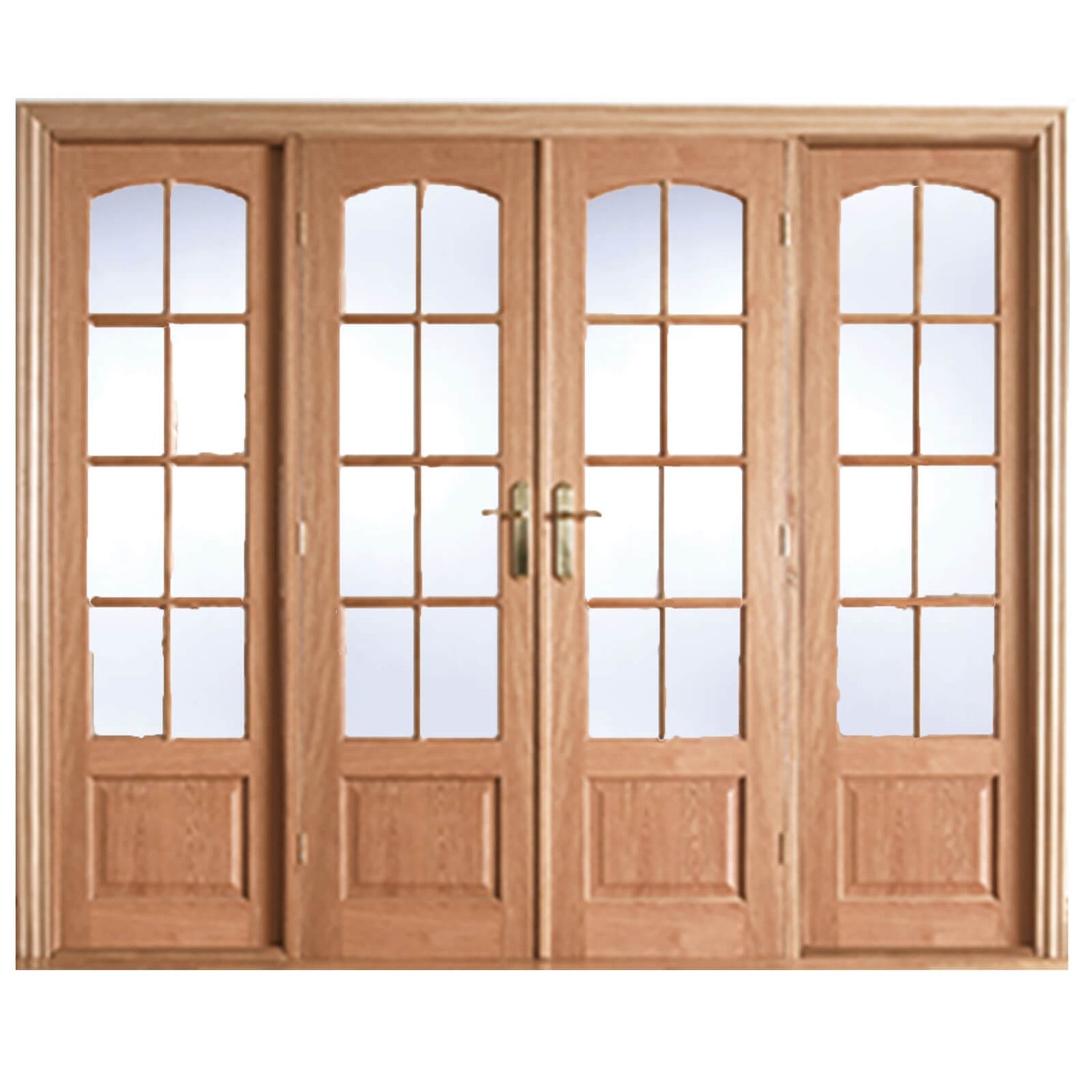 Worthing Internal Glazed Unfinished Oak Room Divider 2478 x 2031mm