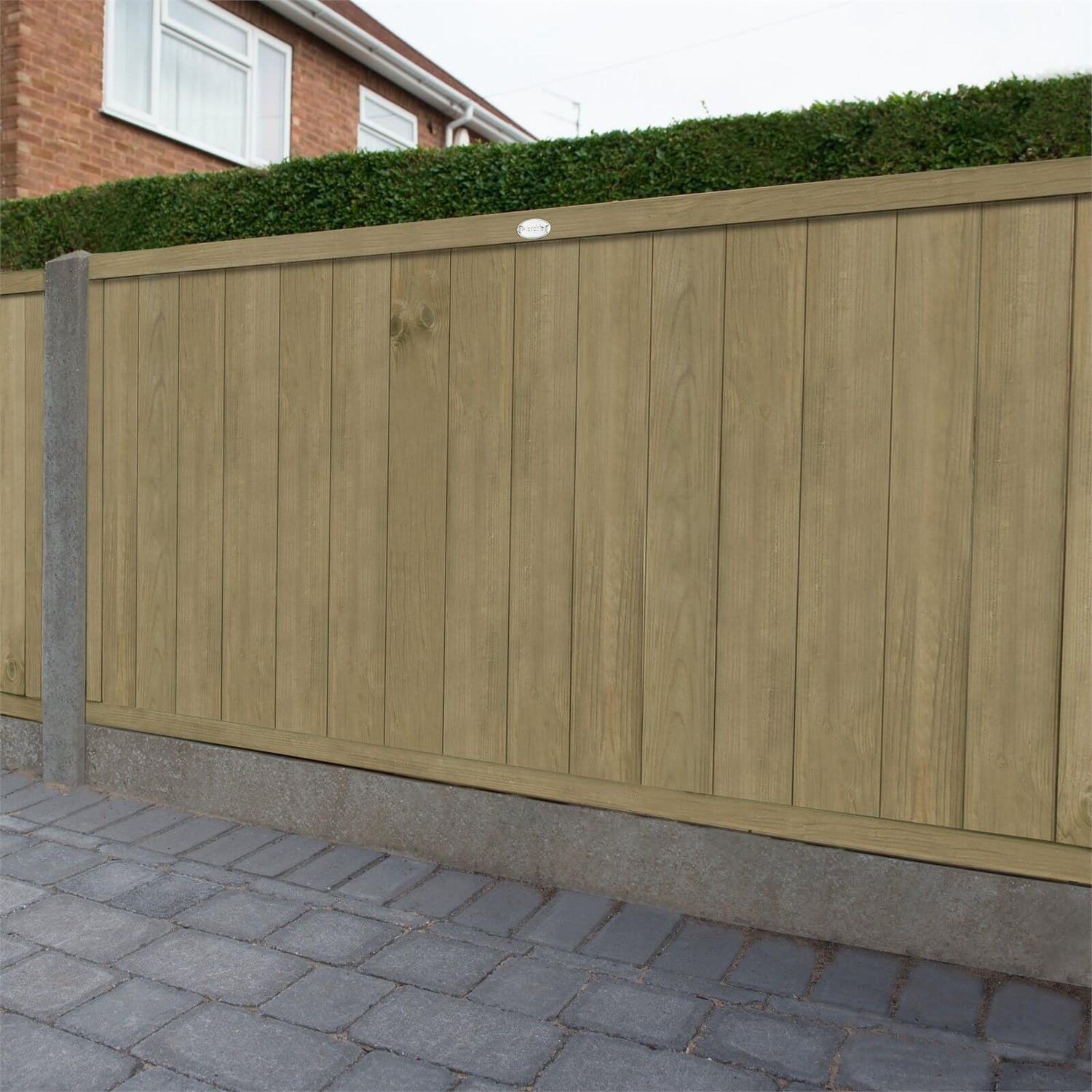 Forest Vertical Tongue & Groove Fence Panel 4ft Pack of 4 Homebase