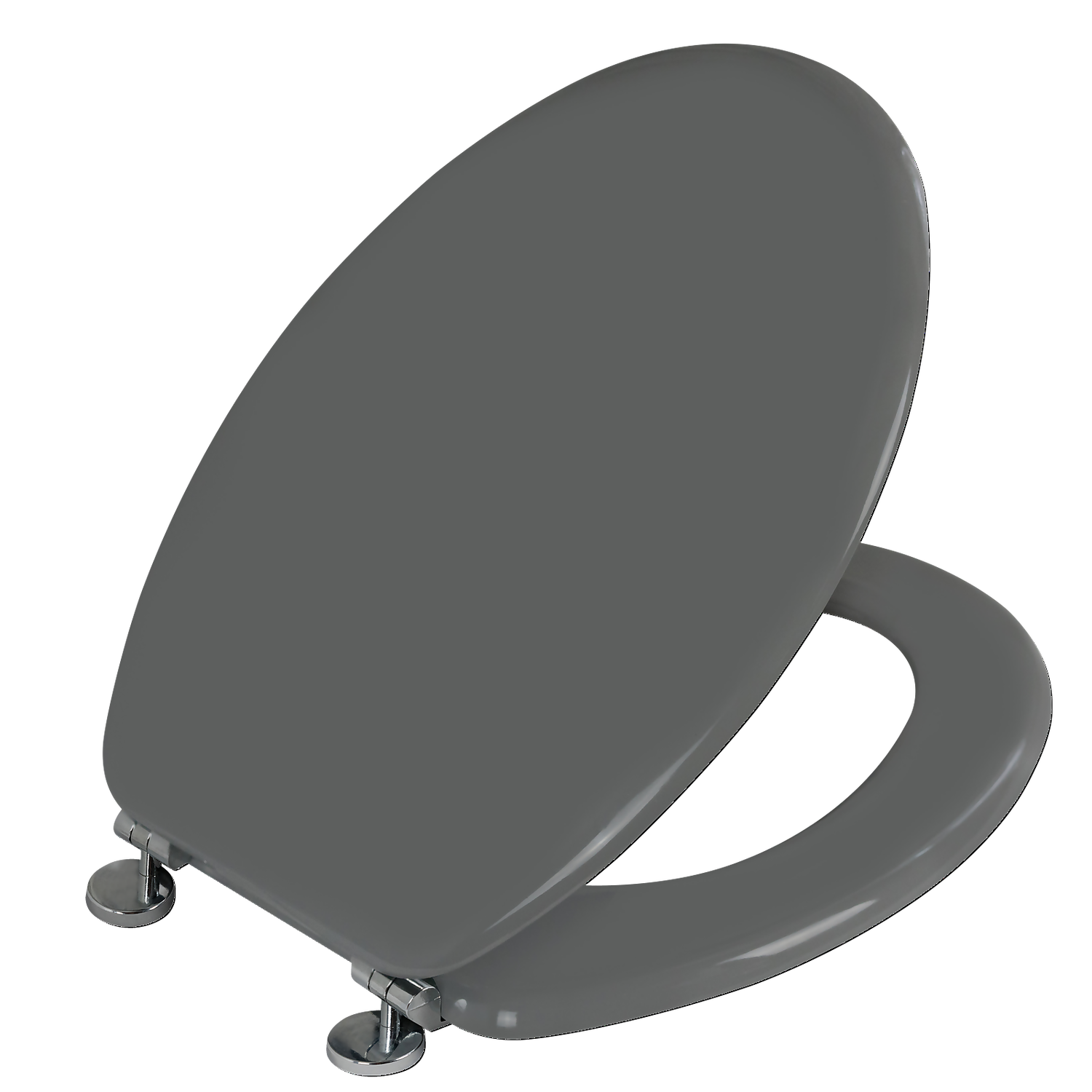 Marlborough Grey Toilet Seat | Homebase