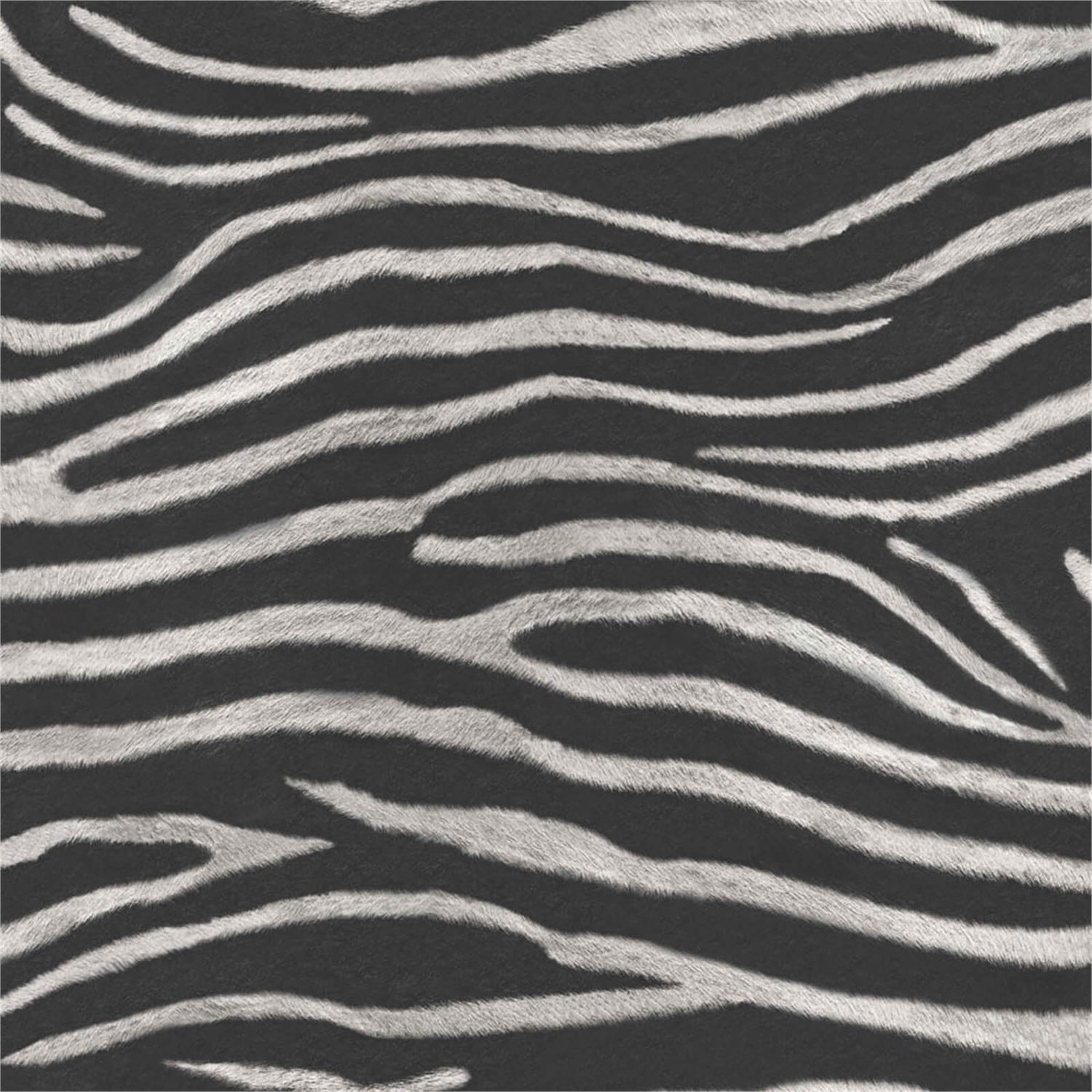 Arthouse Serengeti Zebra Print Textured Glitter Gel Black and White