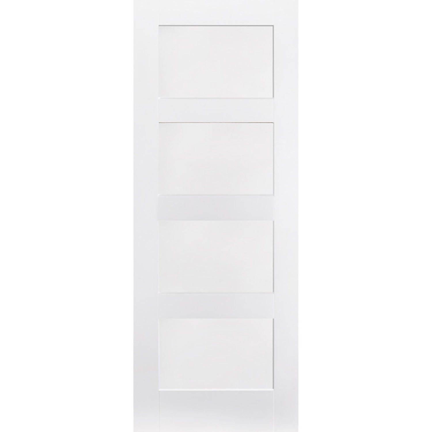 Shaker Internal Primed White 4 Panel Door 762 x 1981mm Homebase
