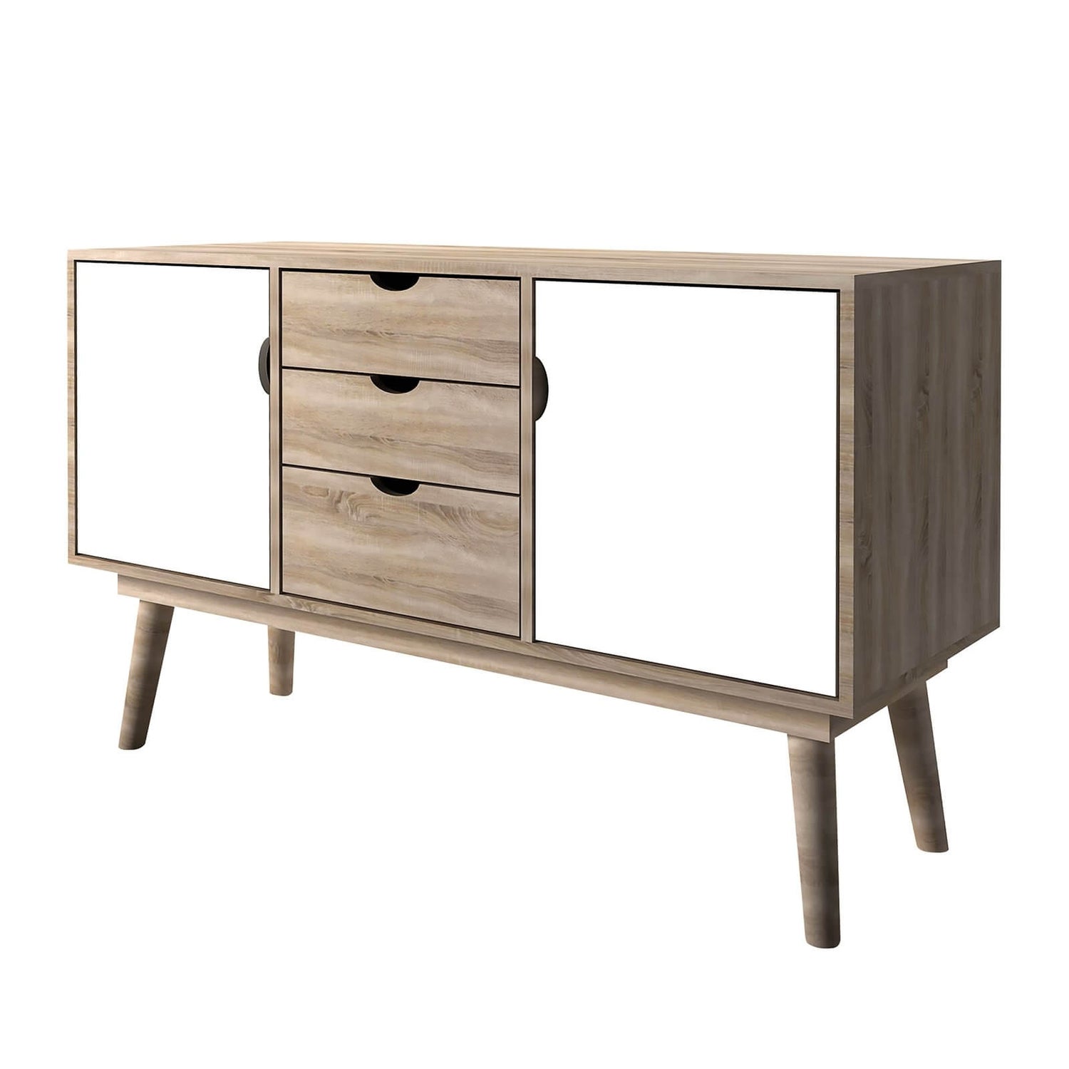 Scandi Sideboard White Homebase