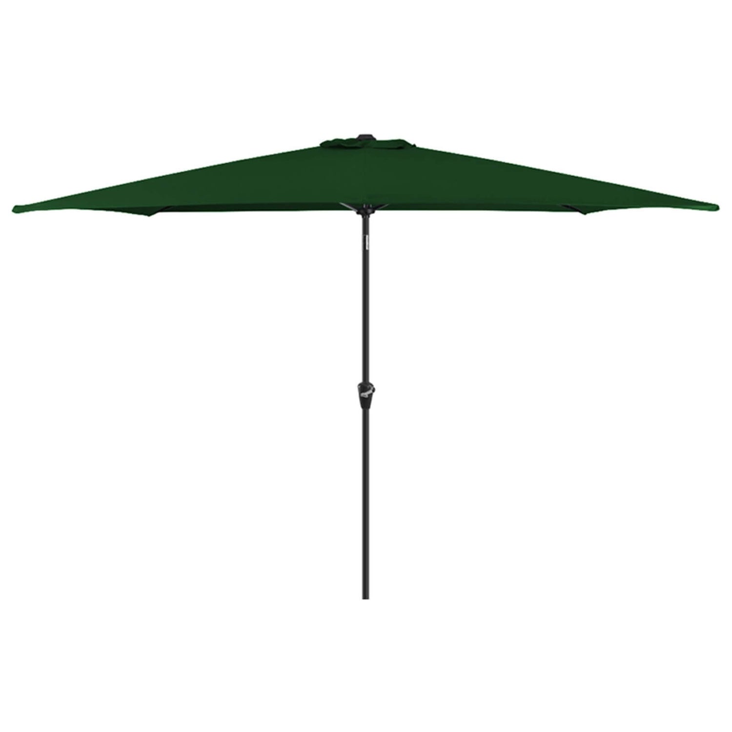 Aluminium Umbrella Parasol 3x2m Green Homebase