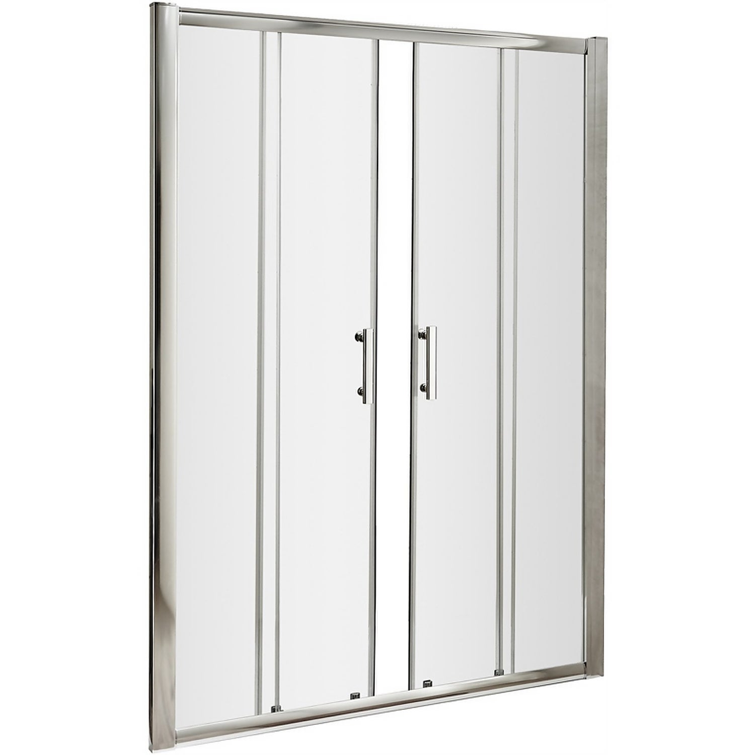 Balterley Double Sliding Shower Door 1400mm (6mm Glass) Homebase