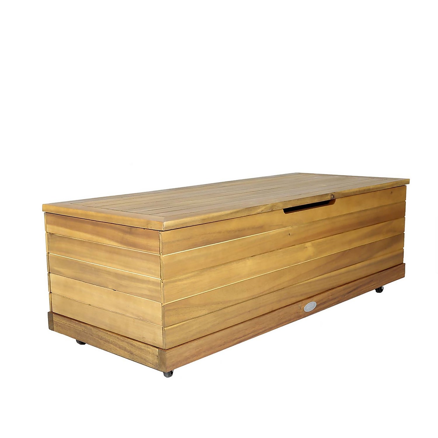 Charles Bentley Wooden FSC Acacia Outdoor Storage Box Homebase