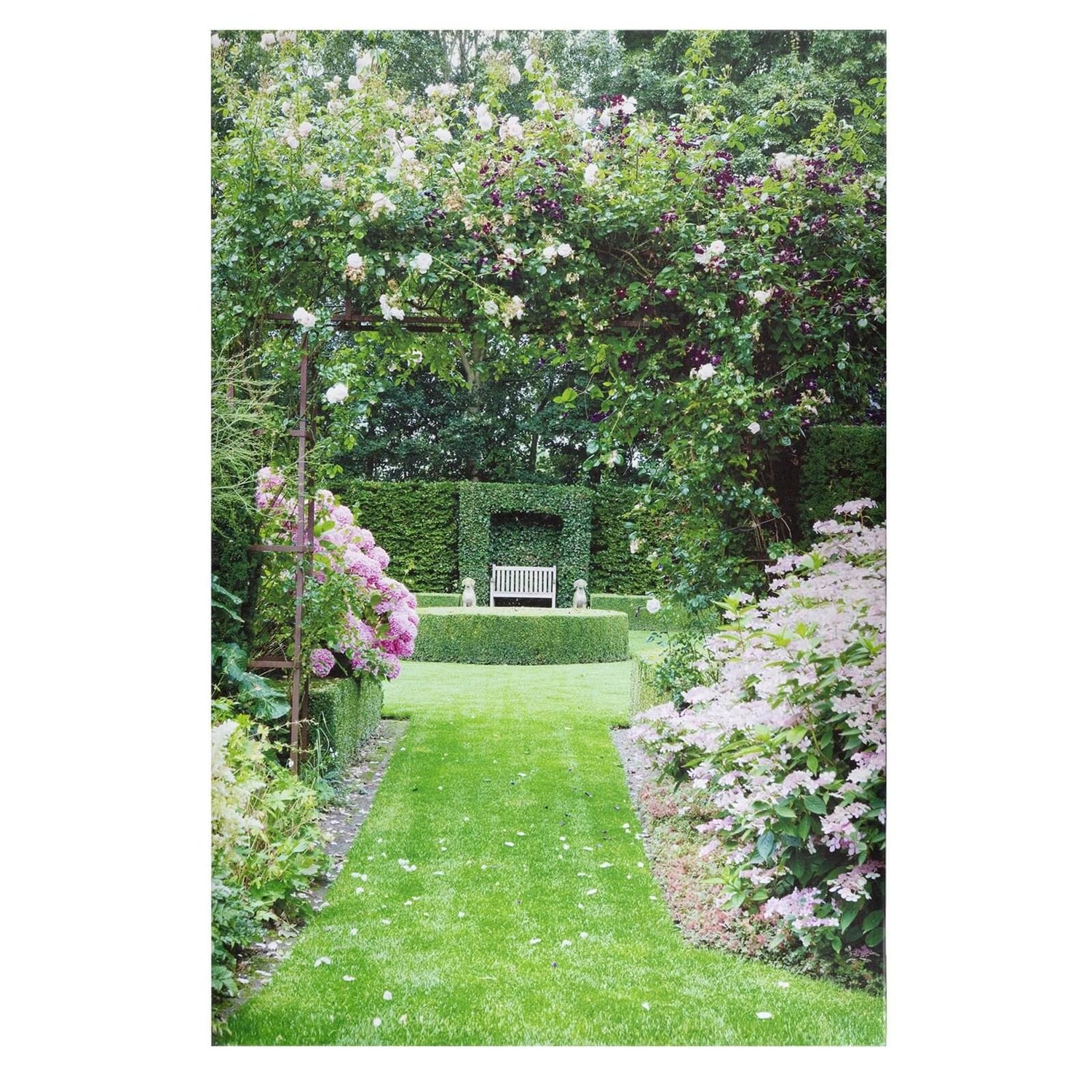 English Garden Outdoor Canvas 90x59cm | Homebase