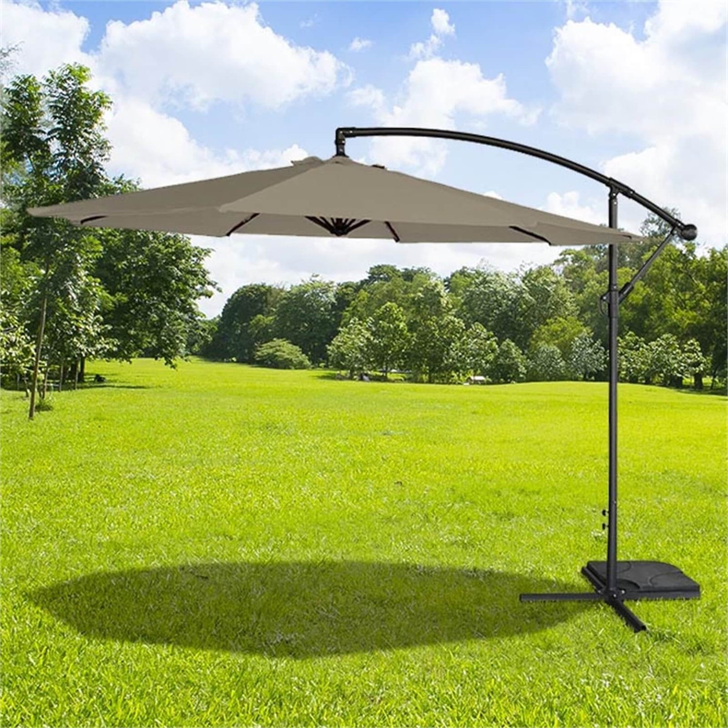 3m Garden Parasol Homebase Fasci Garden