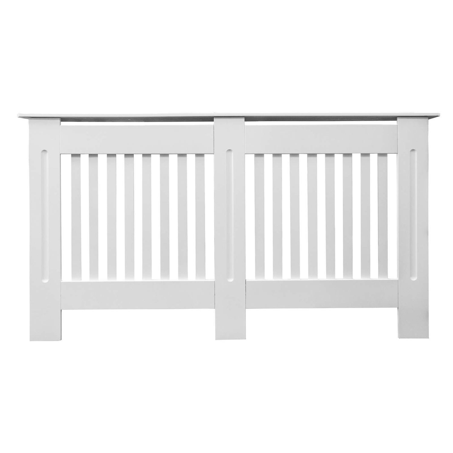 Vertical White Radiator Cover Large Homebase