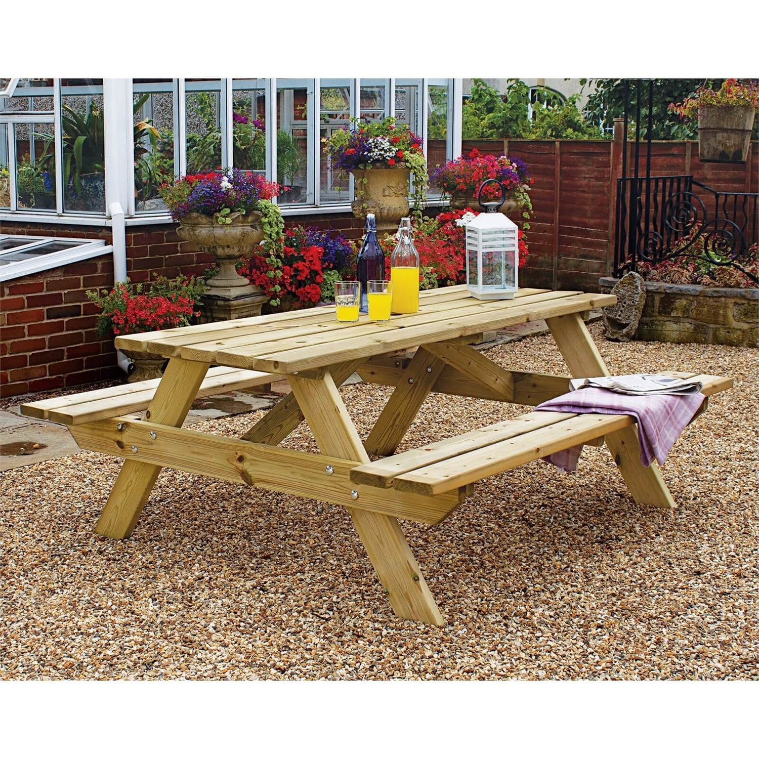 Anchor Fast Milldale Picnic Bench 1.8m FSC Homebase