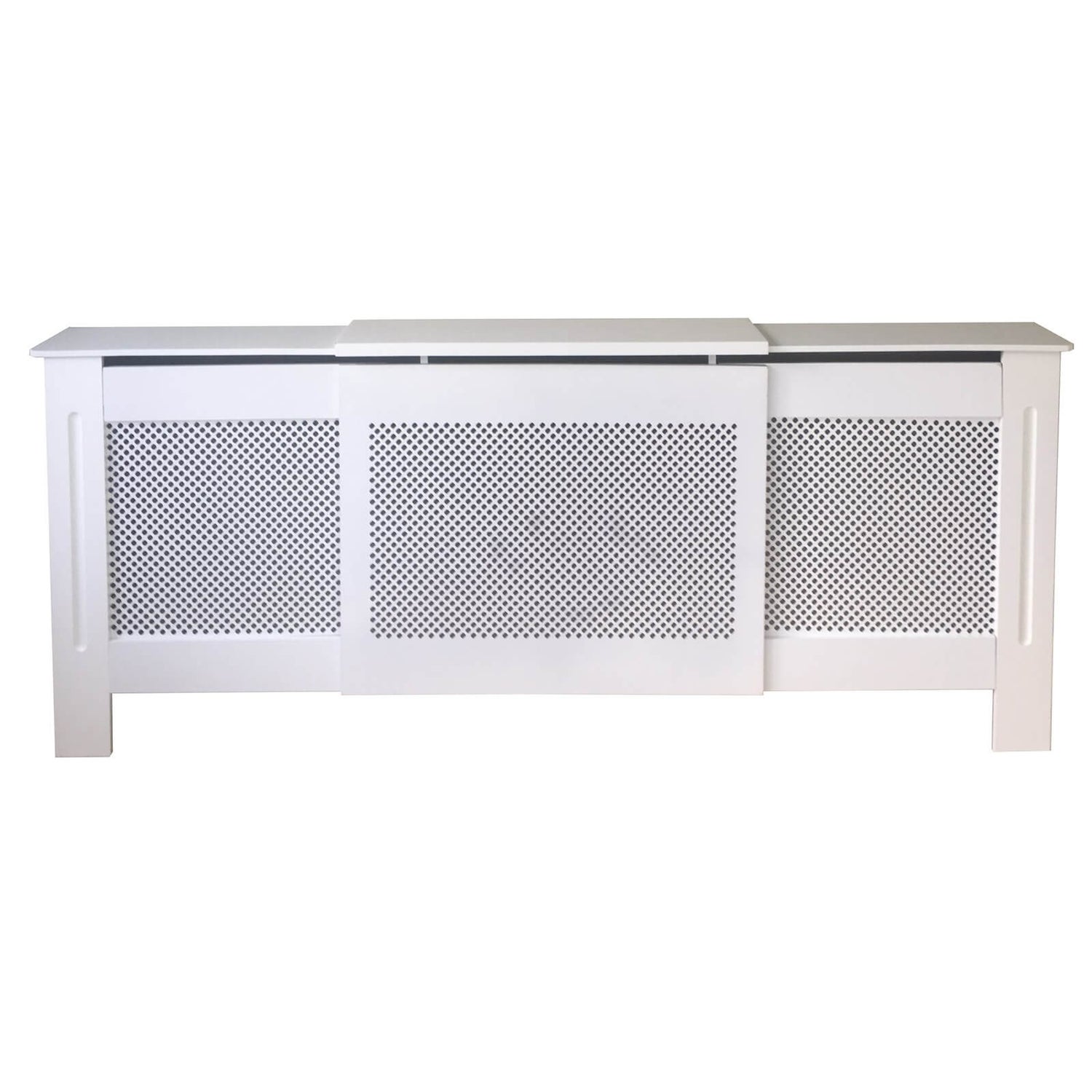 Diamond White Radiator Cover Adjustable Homebase