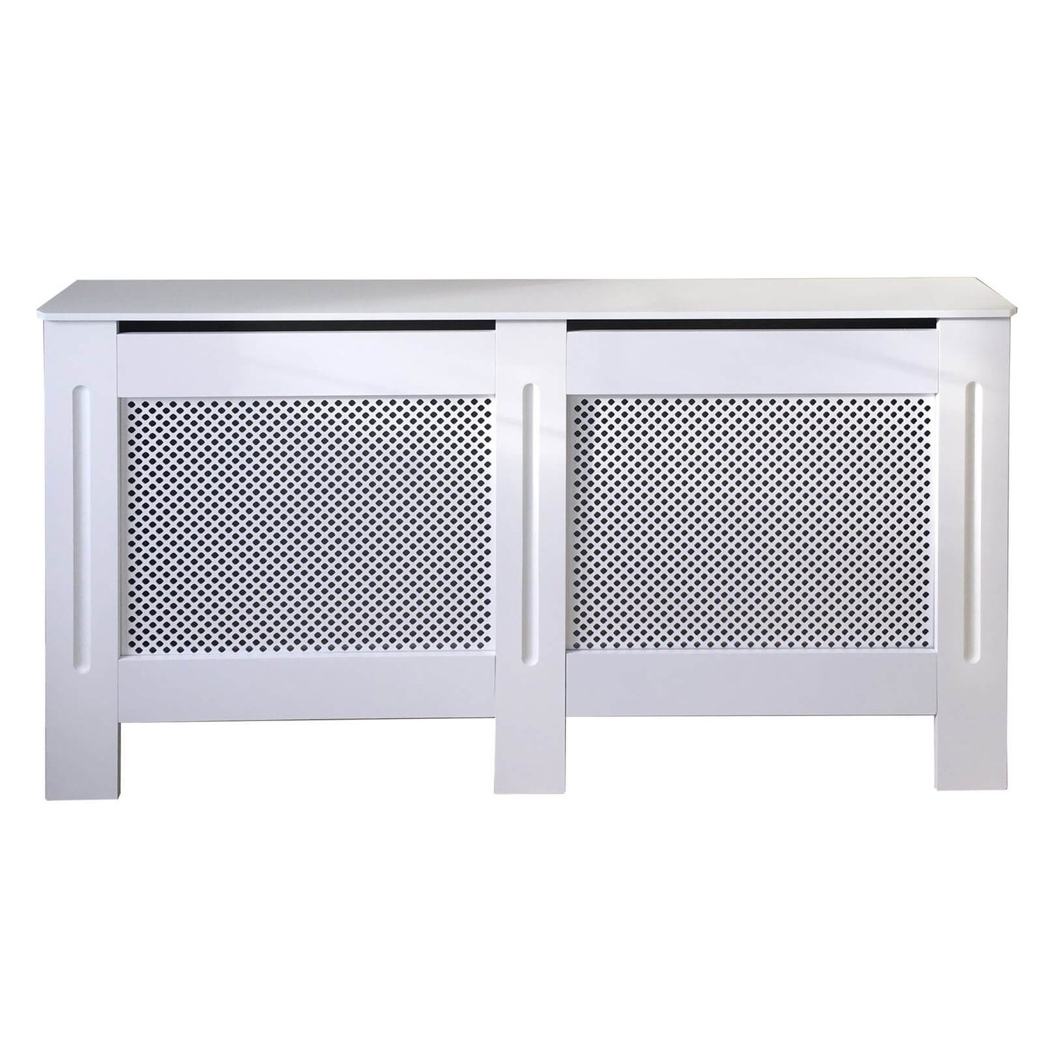 Diamond White Radiator Cover Large Homebase
