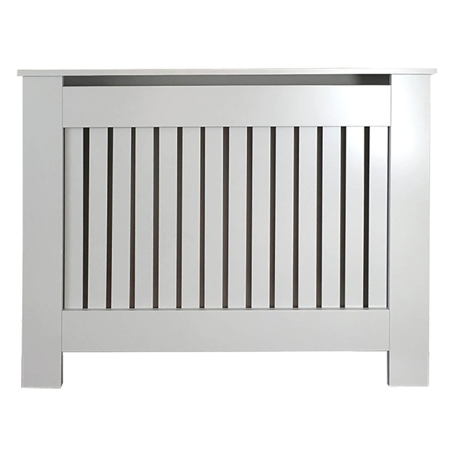 Vertical Grey Radiator Cover Small Homebase