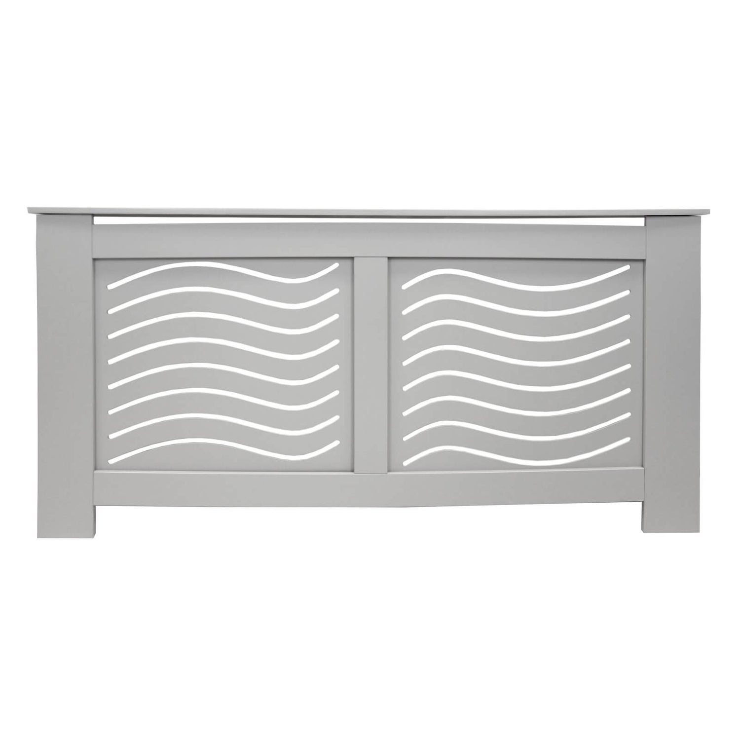 Wave Grey Radiator Cover Extra Large Homebase