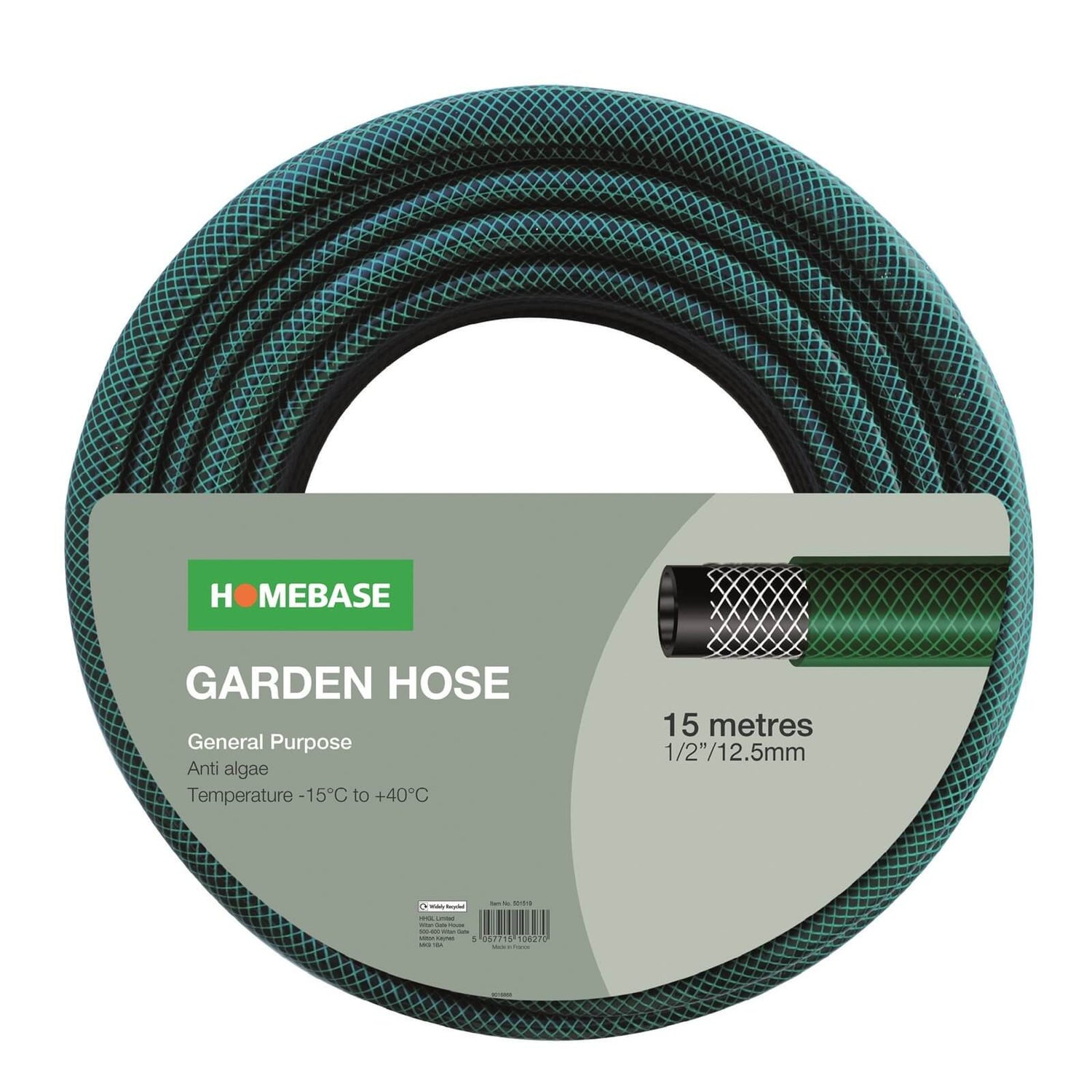 Homebase Essential Hose 15m Homebase