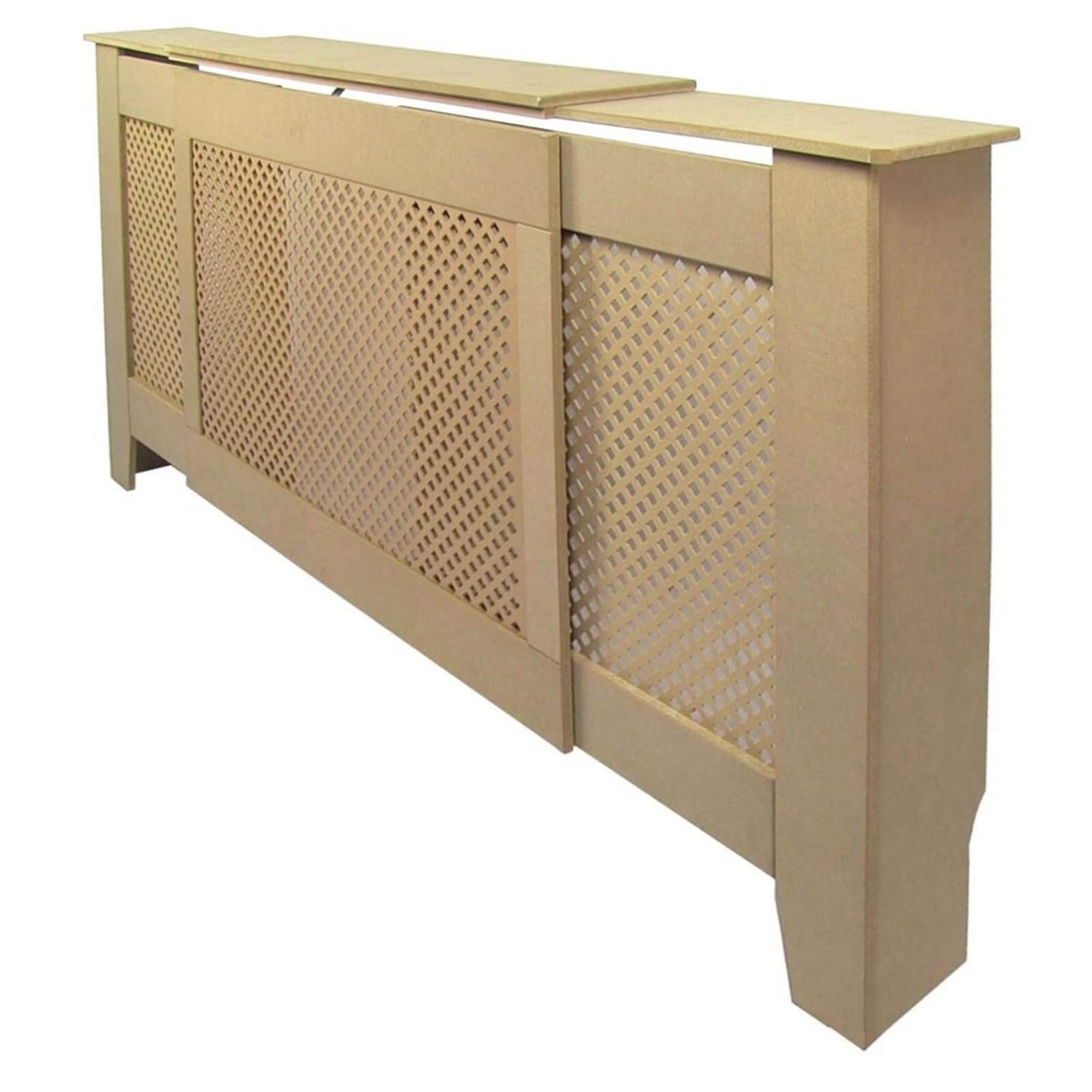Diamond Unpainted Radiator Cover Adjustable Homebase