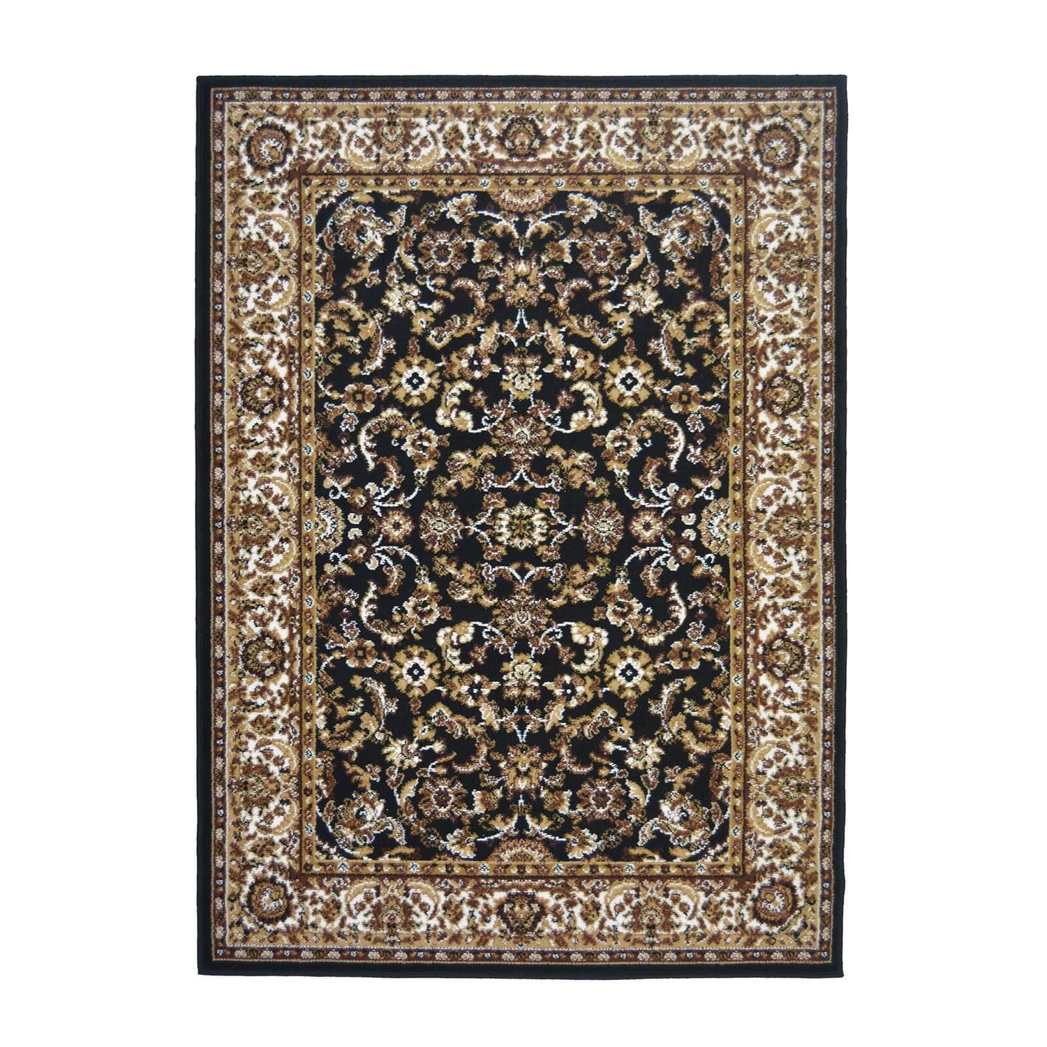Maestro Beluchi Black Rug 200 x 290cm Homebase