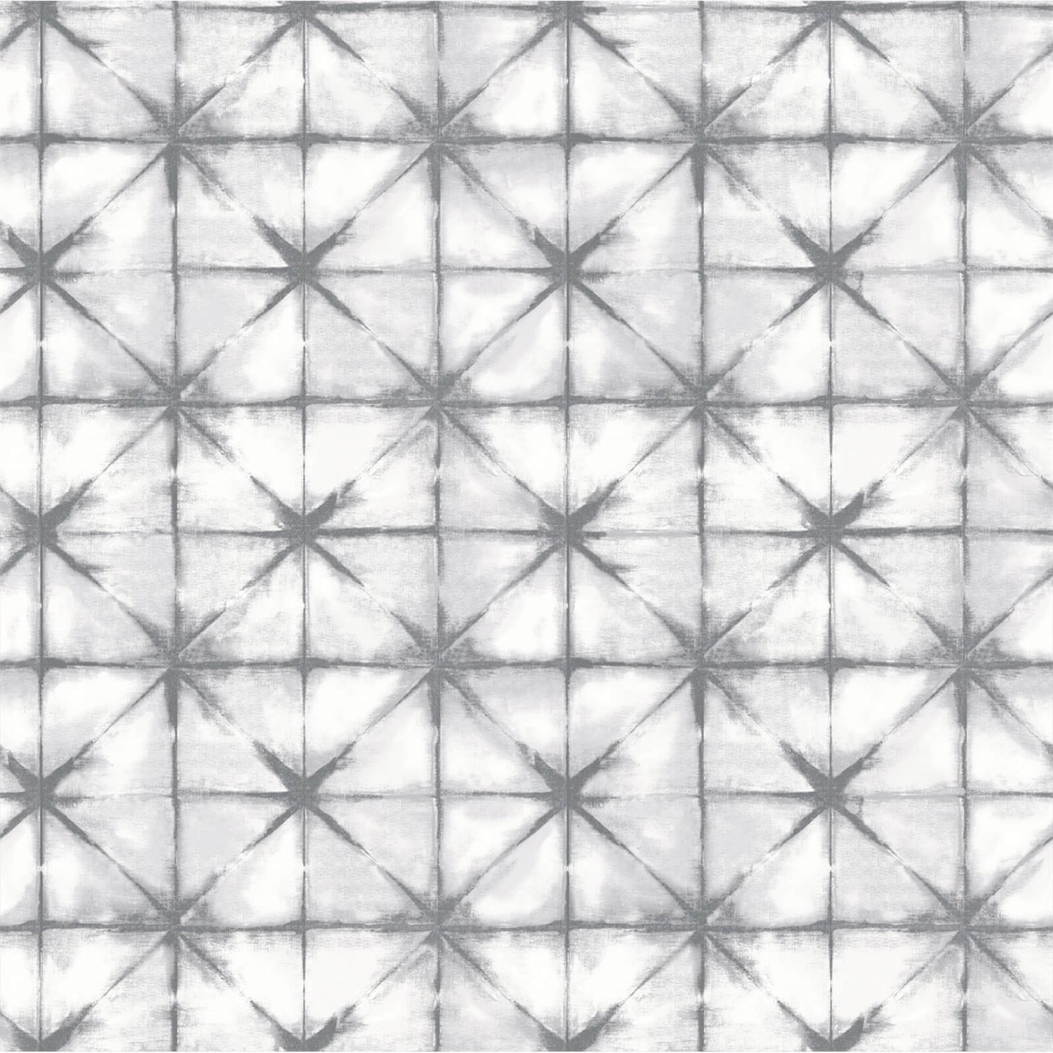 Holden Decor Azure Geometric Smooth Metallic Grey and Silver Wallpaper