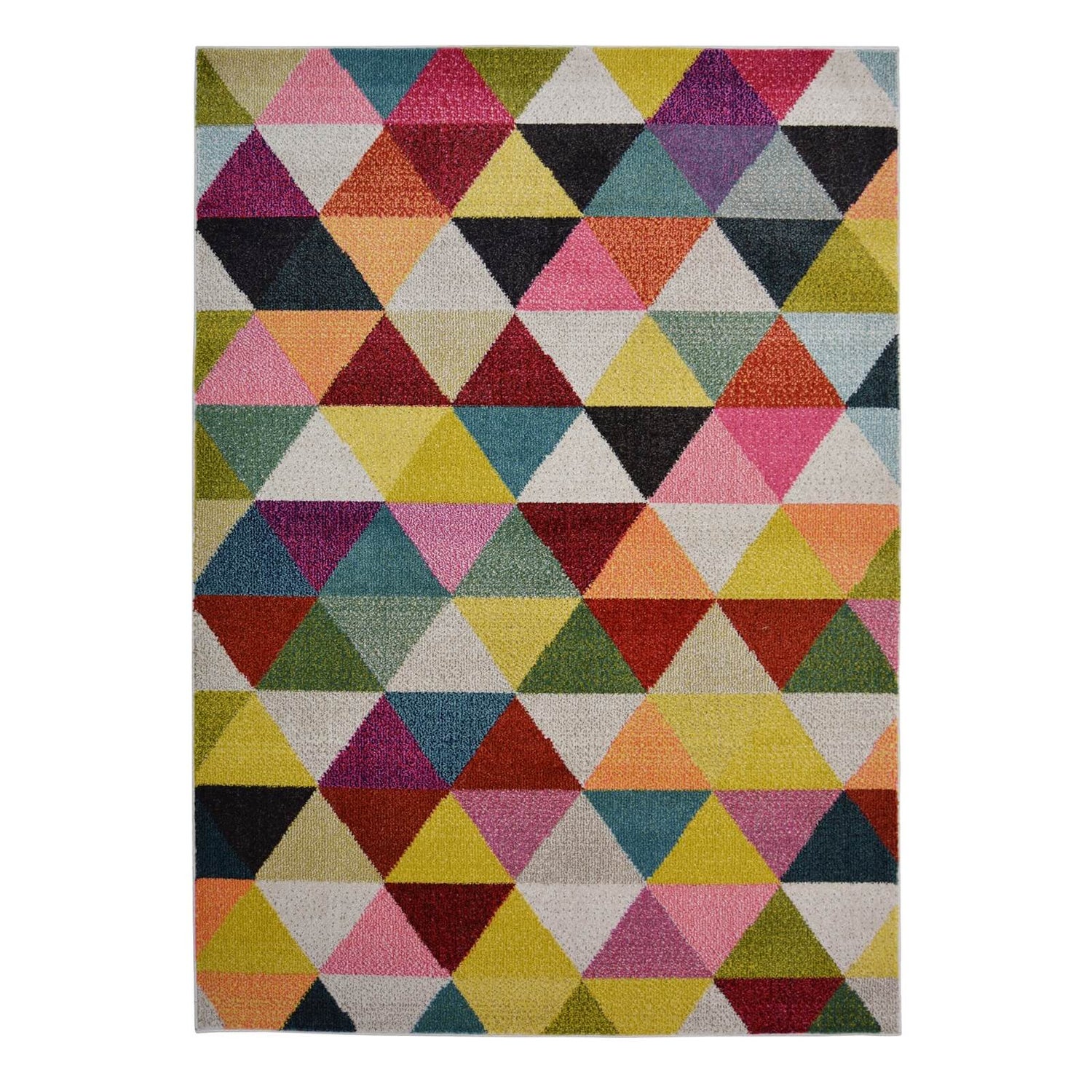 Villa Geo Multi Rug 80 x 150cm Homebase