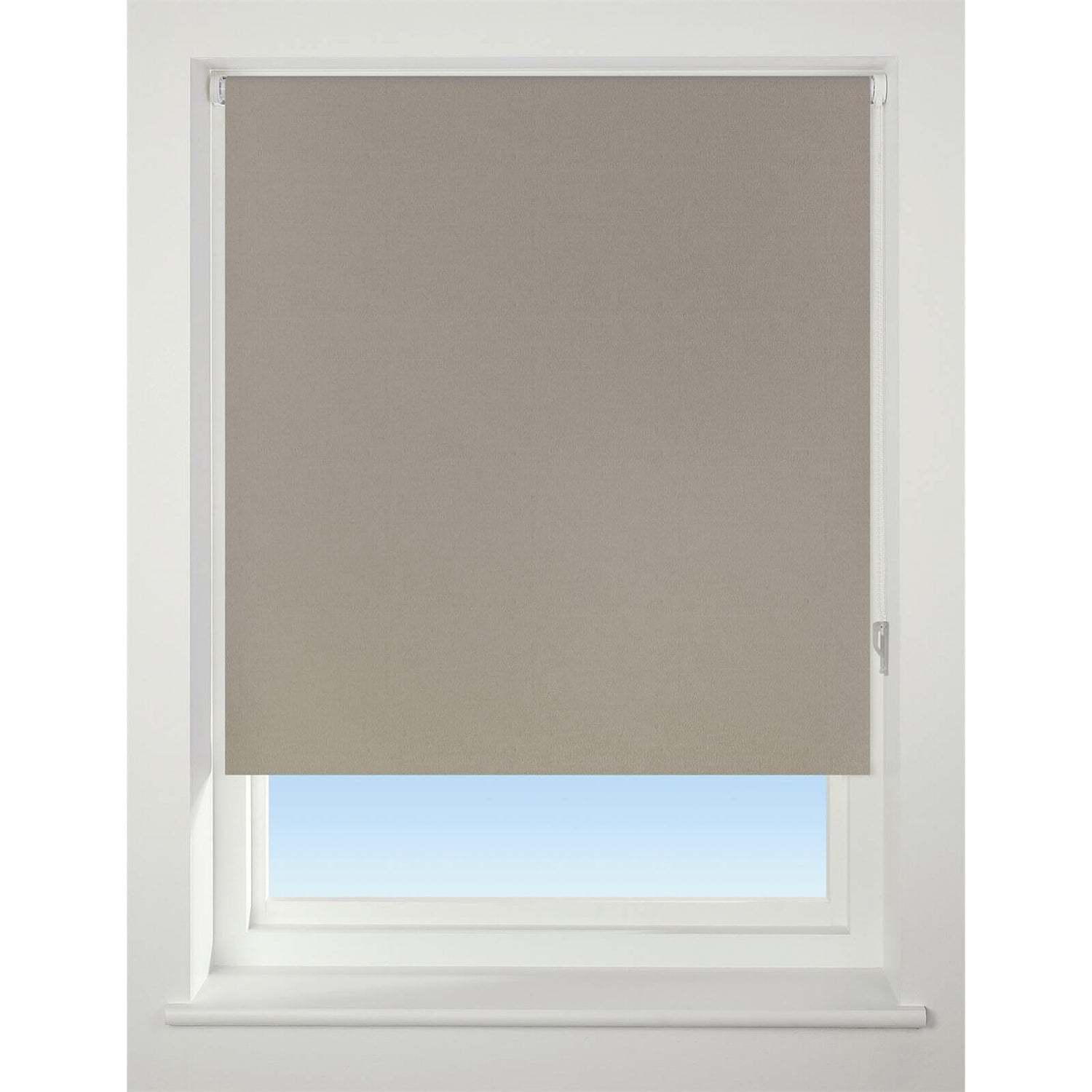 Taupe Blackout Roller Blind 60cm Homebase