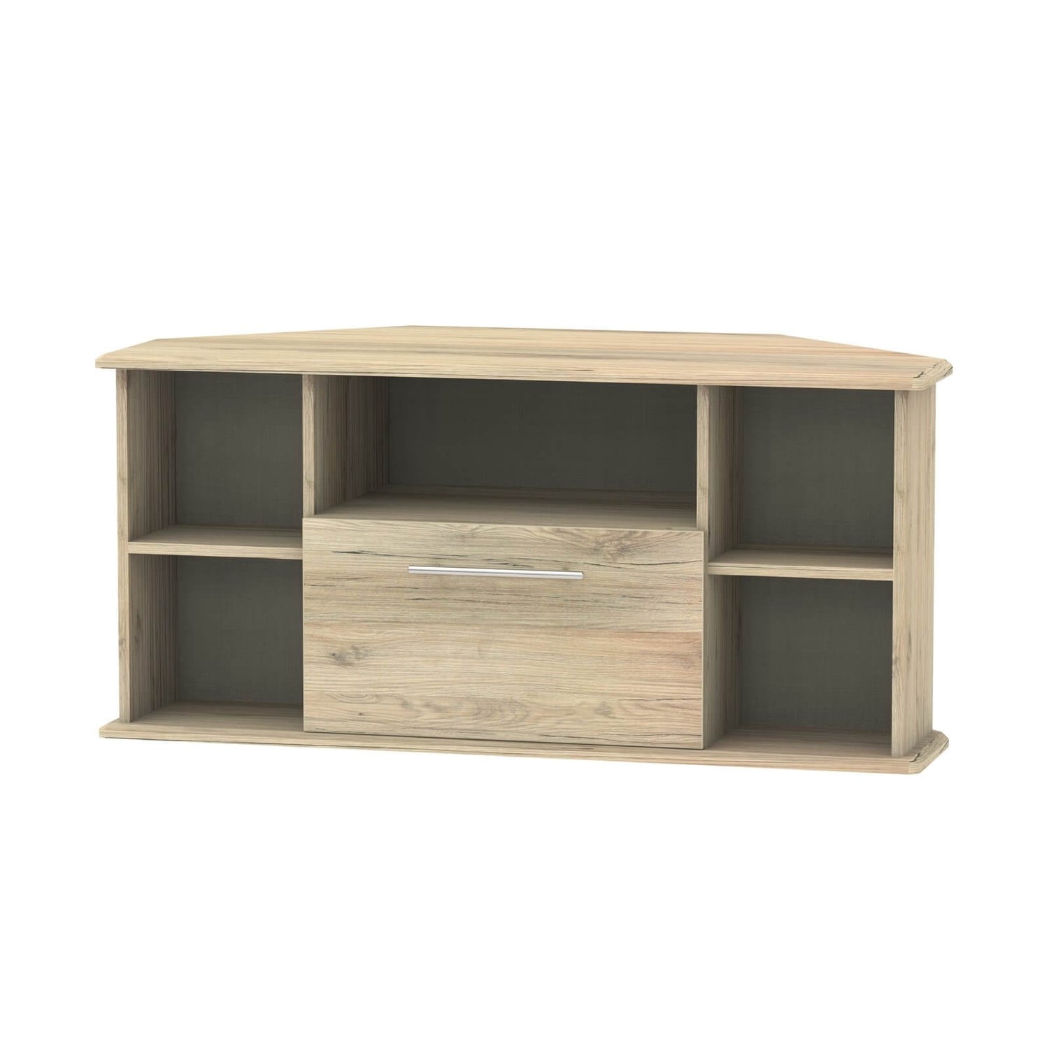 Siena Corner TV Unit Bordeaux Oak Homebase