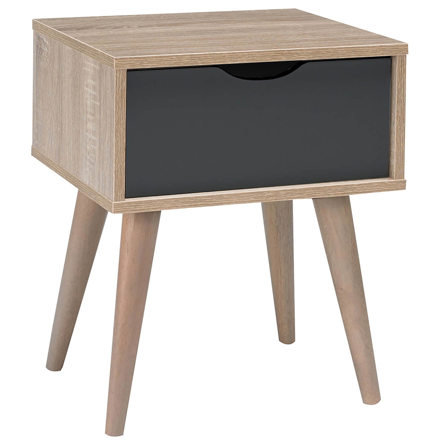 Scandi End Table Grey Homebase