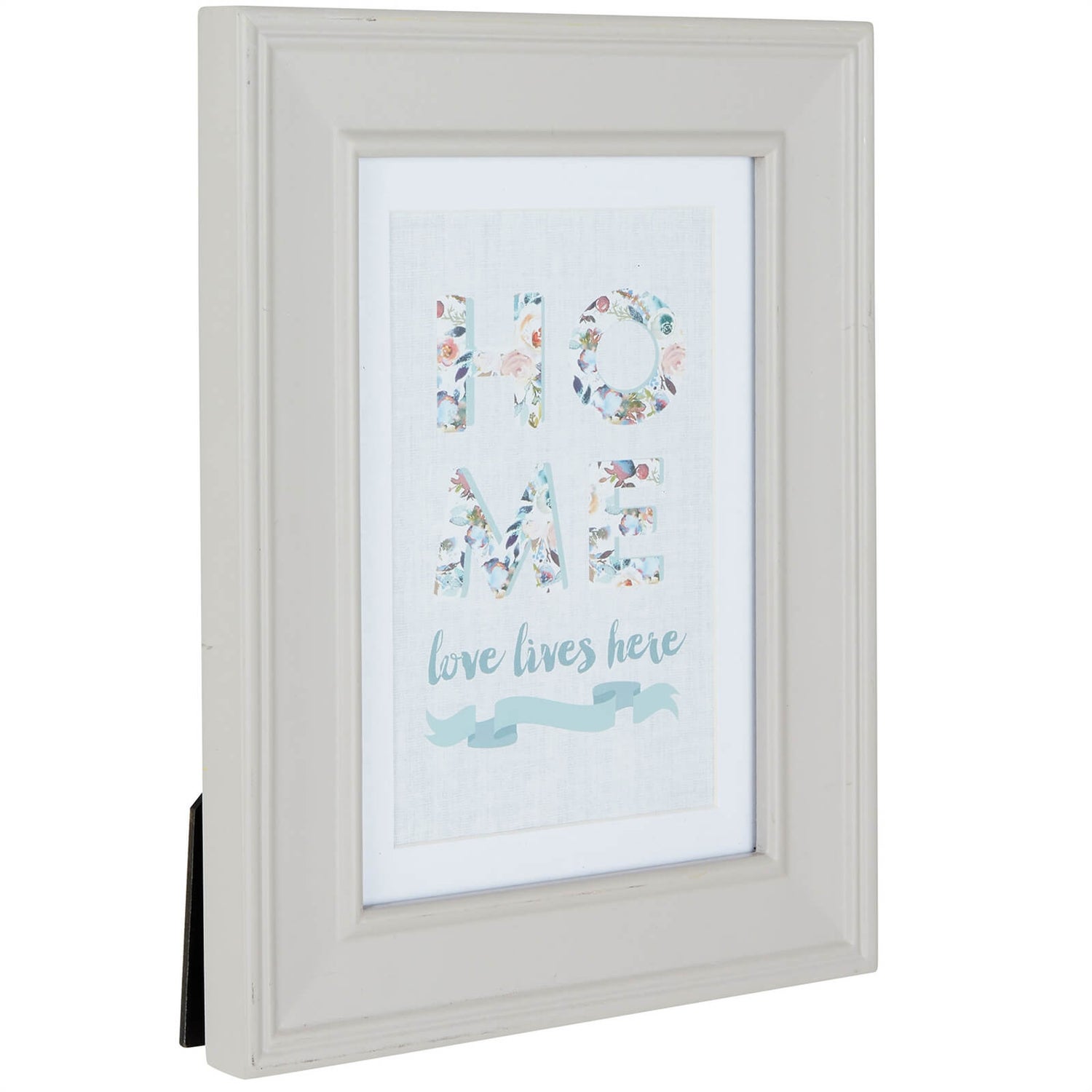 Newham Picture Frame 6 x 4 Stone Homebase