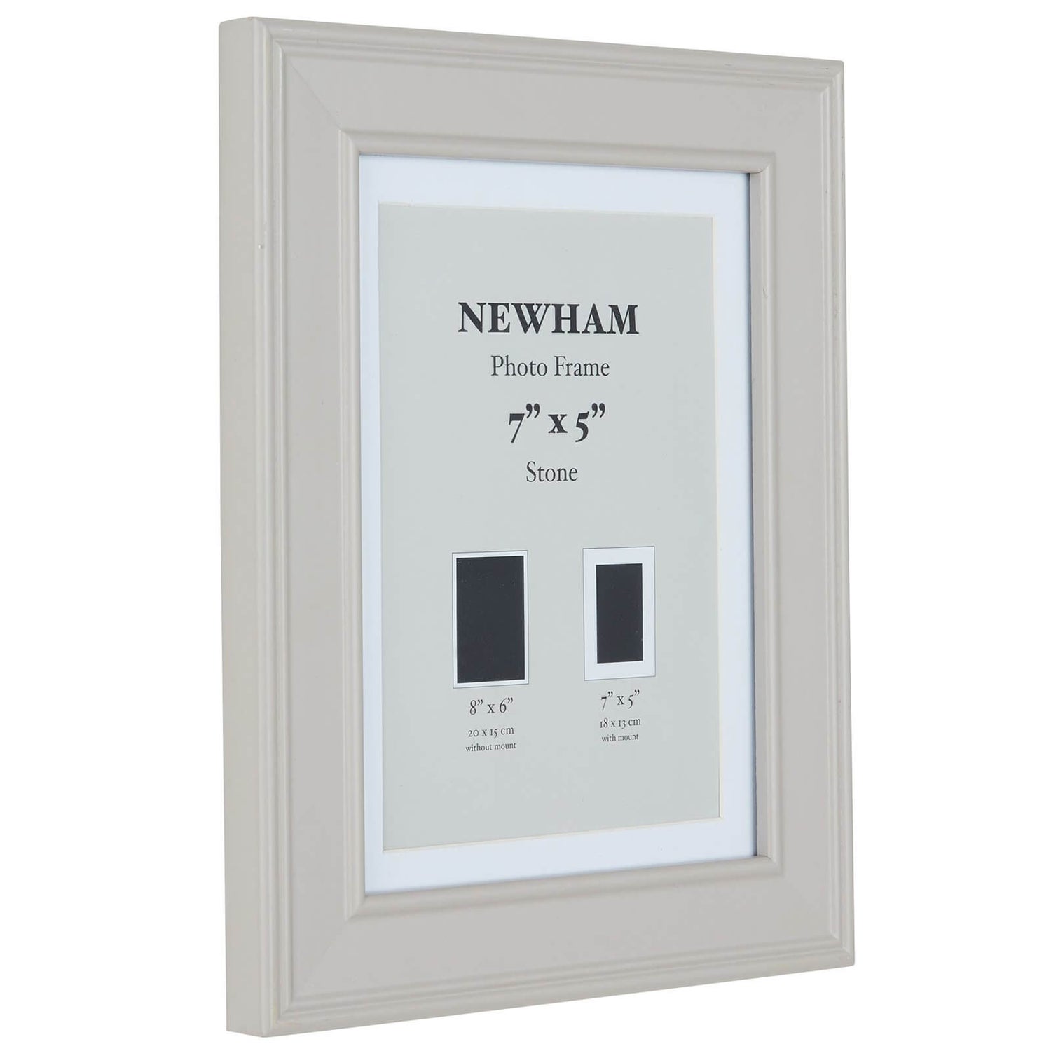 Newham Picture Frame 7 x 5 Stone Homebase