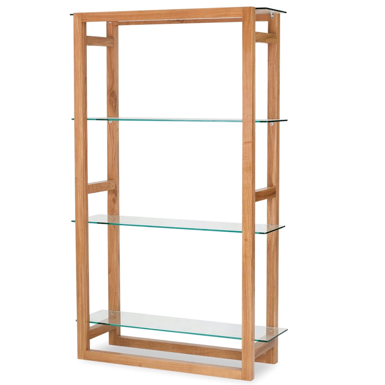 Tribeca Bookcase White Oak Homebase