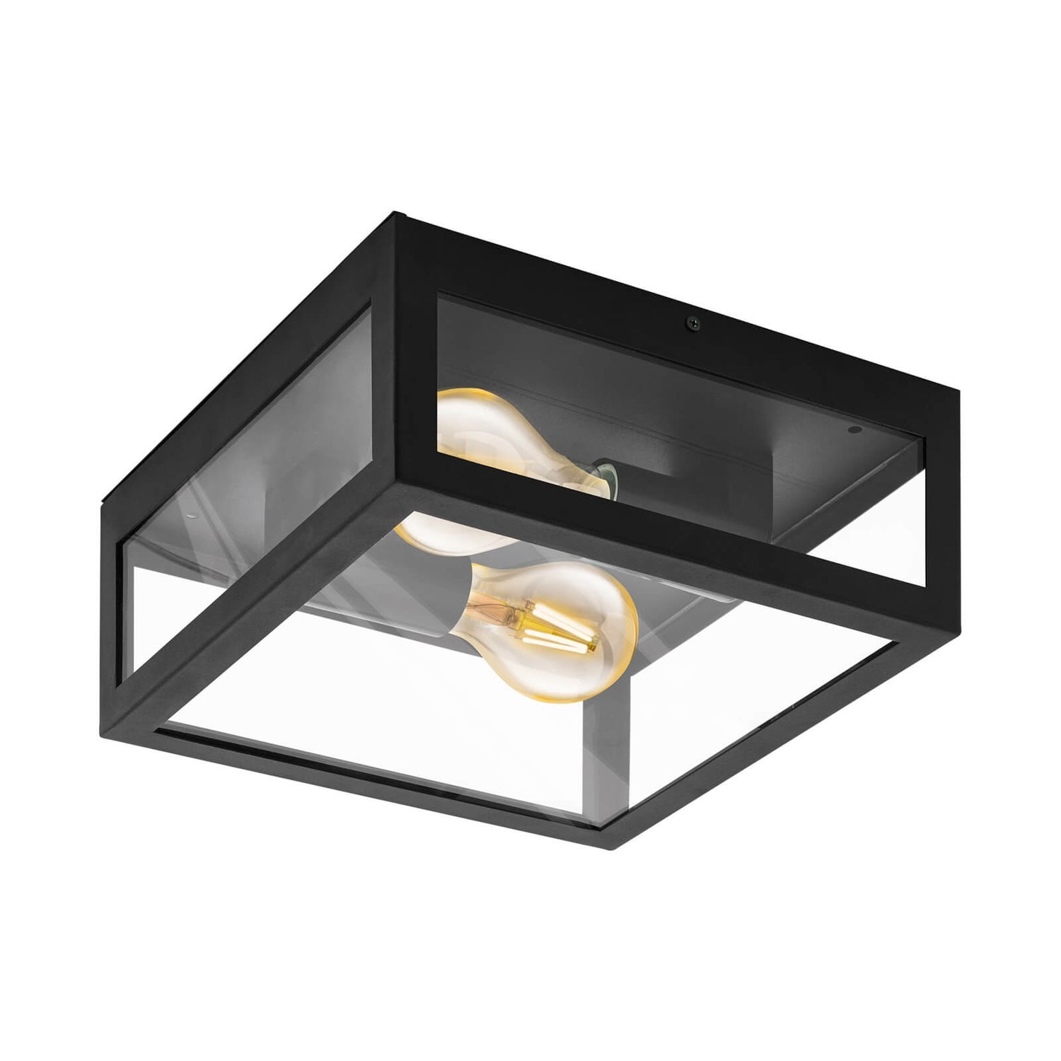 Eglo Alamonte 1 Outdoor Wall Light Black Homebase