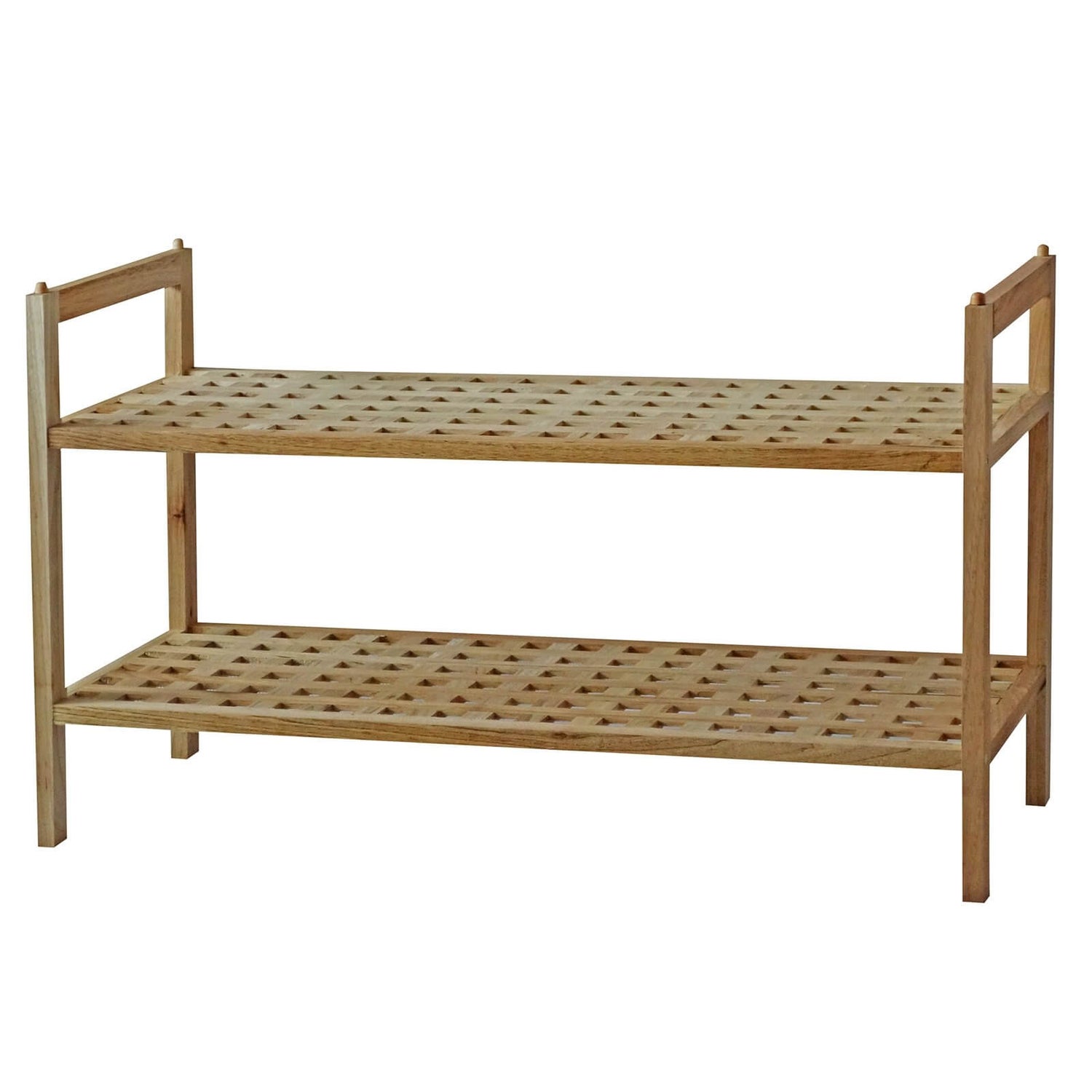 Shoe Rack Walnut Homebase