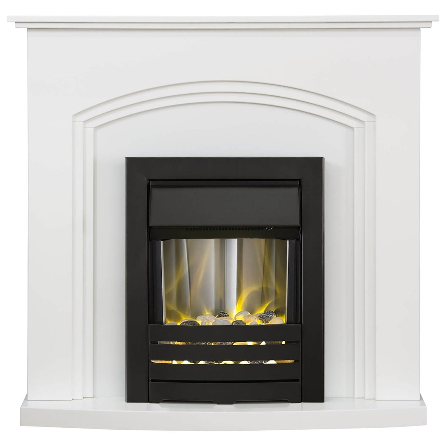 Truro Fireplace Suite In Pure White Homebase