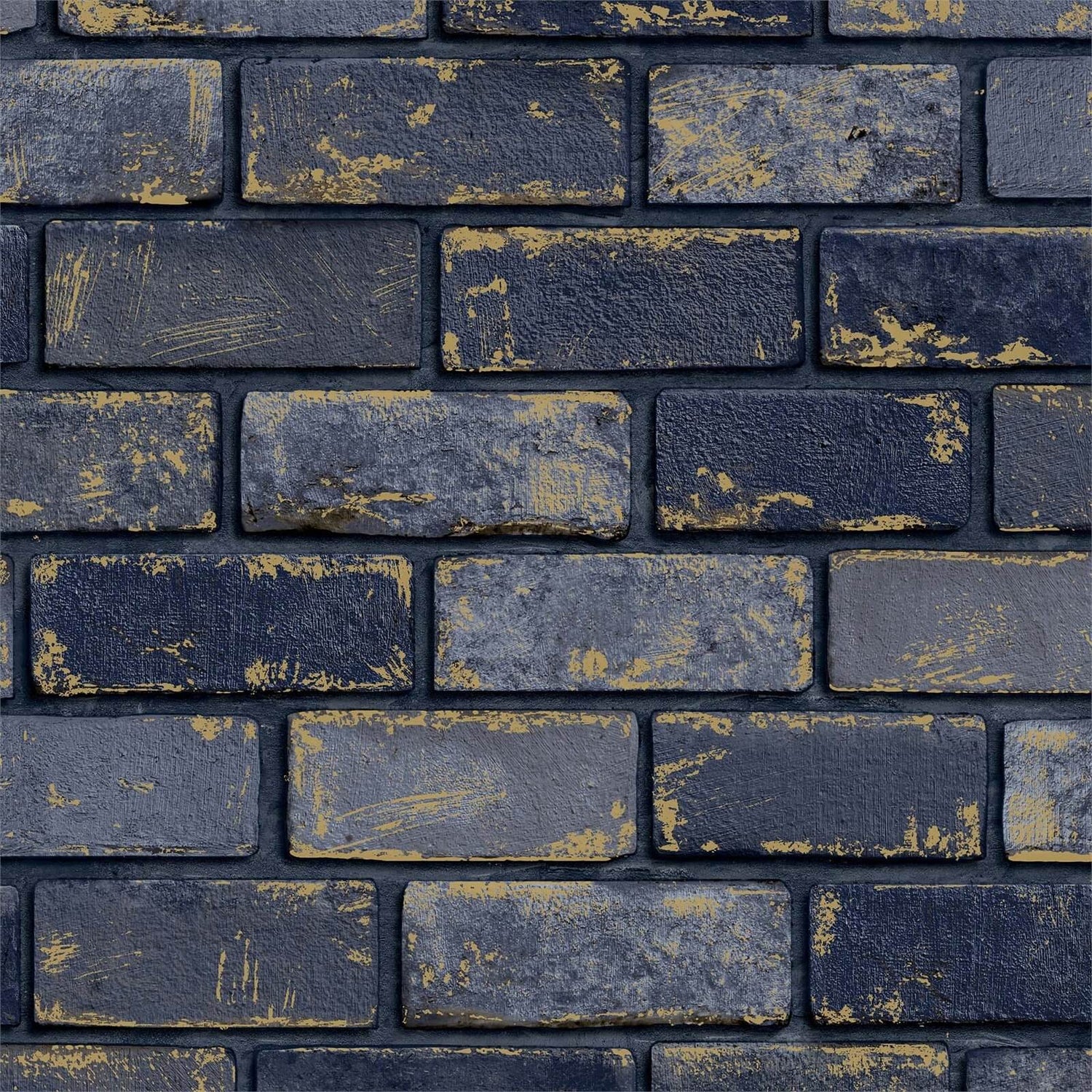 Blue Brick Wallpaper