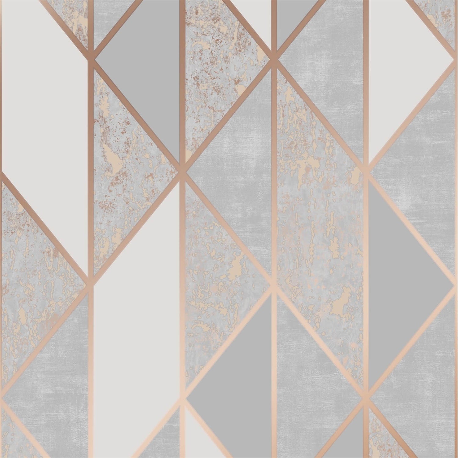 Superfresco Milan Geo Rose Gold Wallpaper Homebase