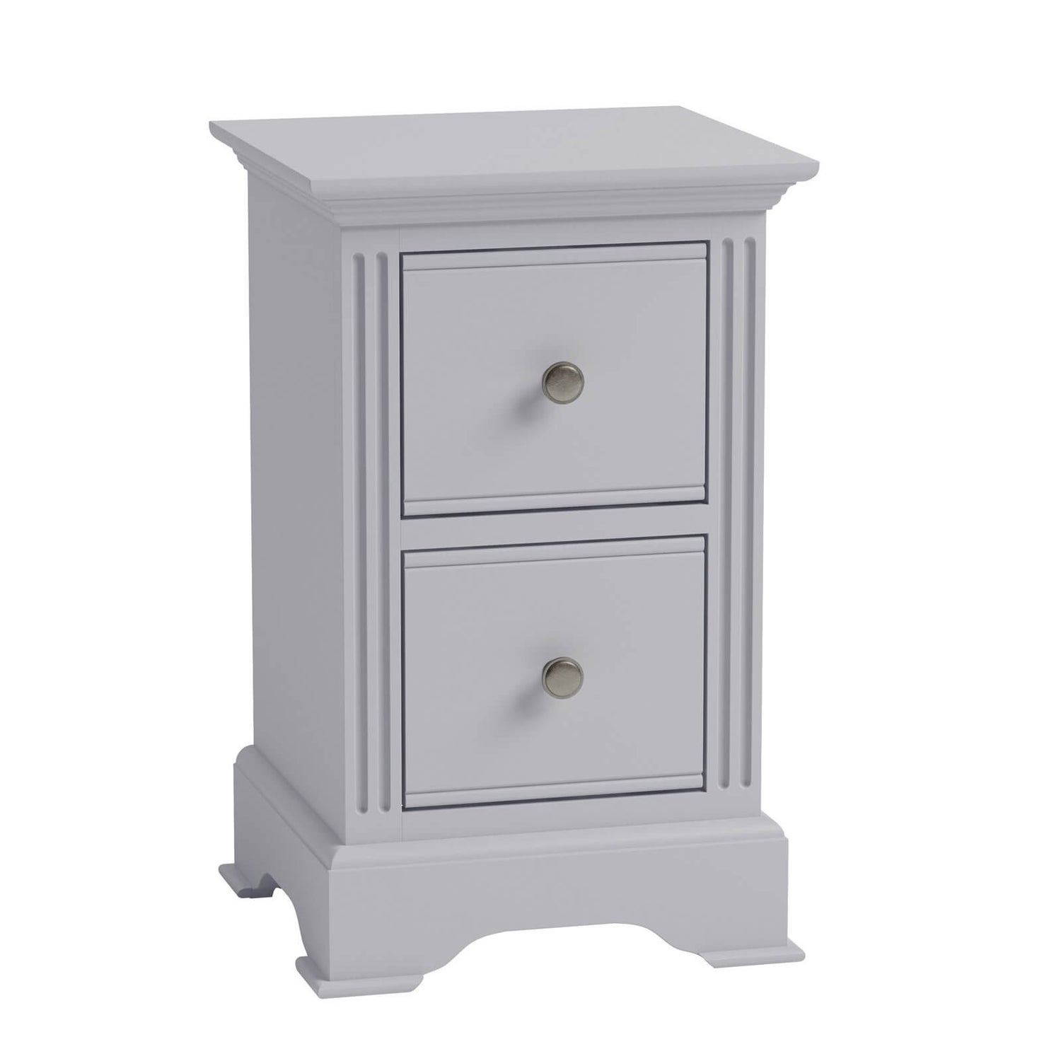 Camborne Bedside Table Grey Homebase