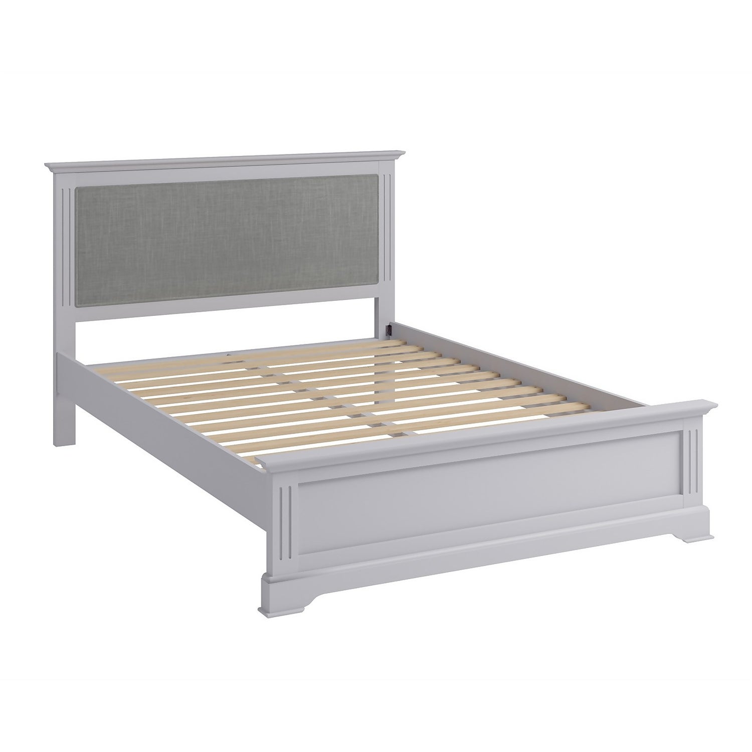 Camborne Kingsize Bed Frame Grey Homebase
