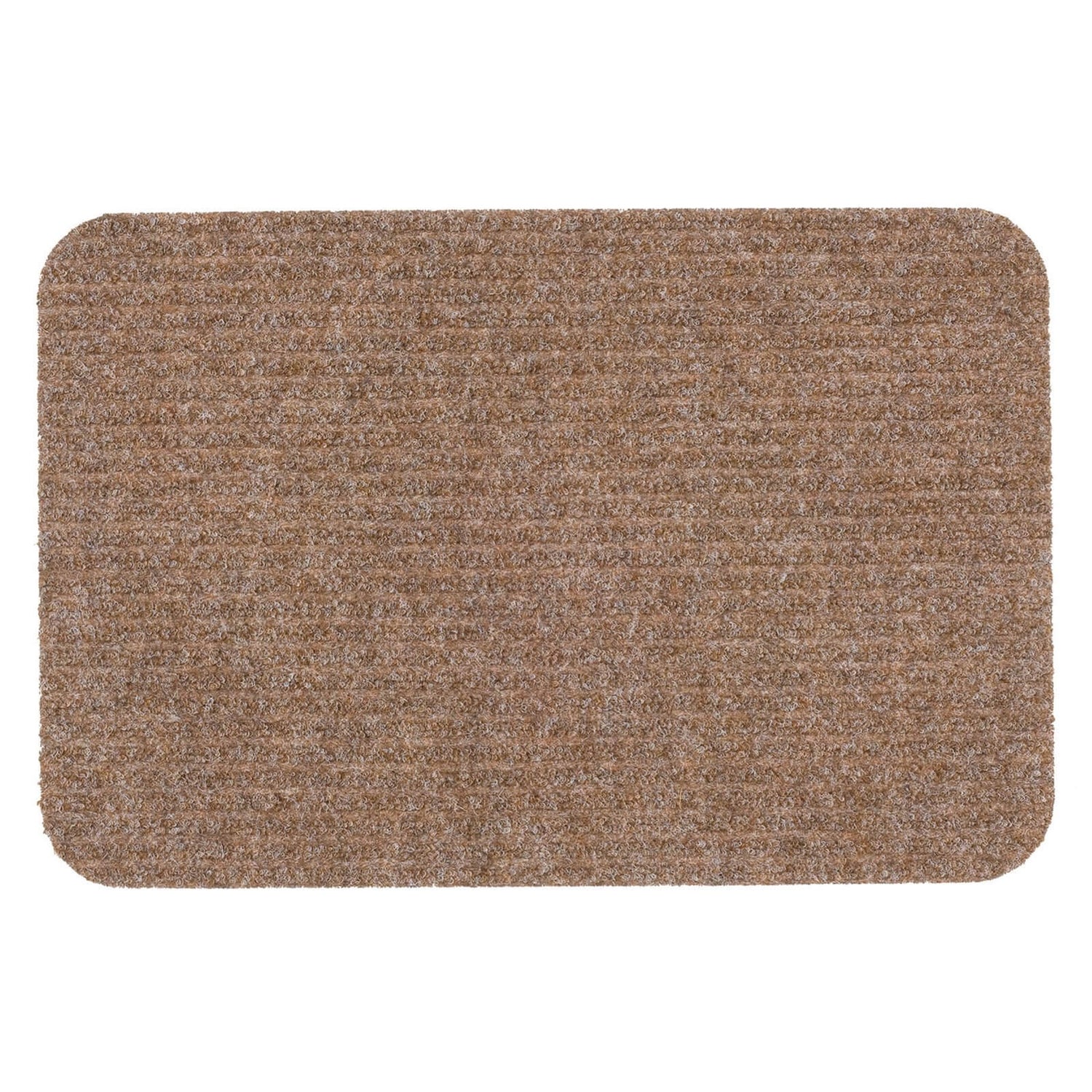Titan Ribbed Barrier Mat Beige Homebase
