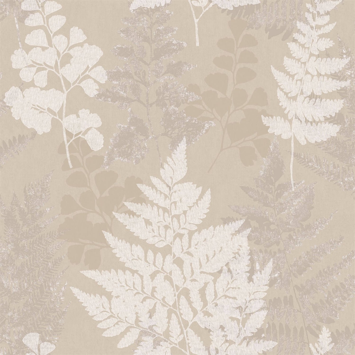 Holden Decor Bramble Leaf Smooth Taupe Wallpaper Homebase