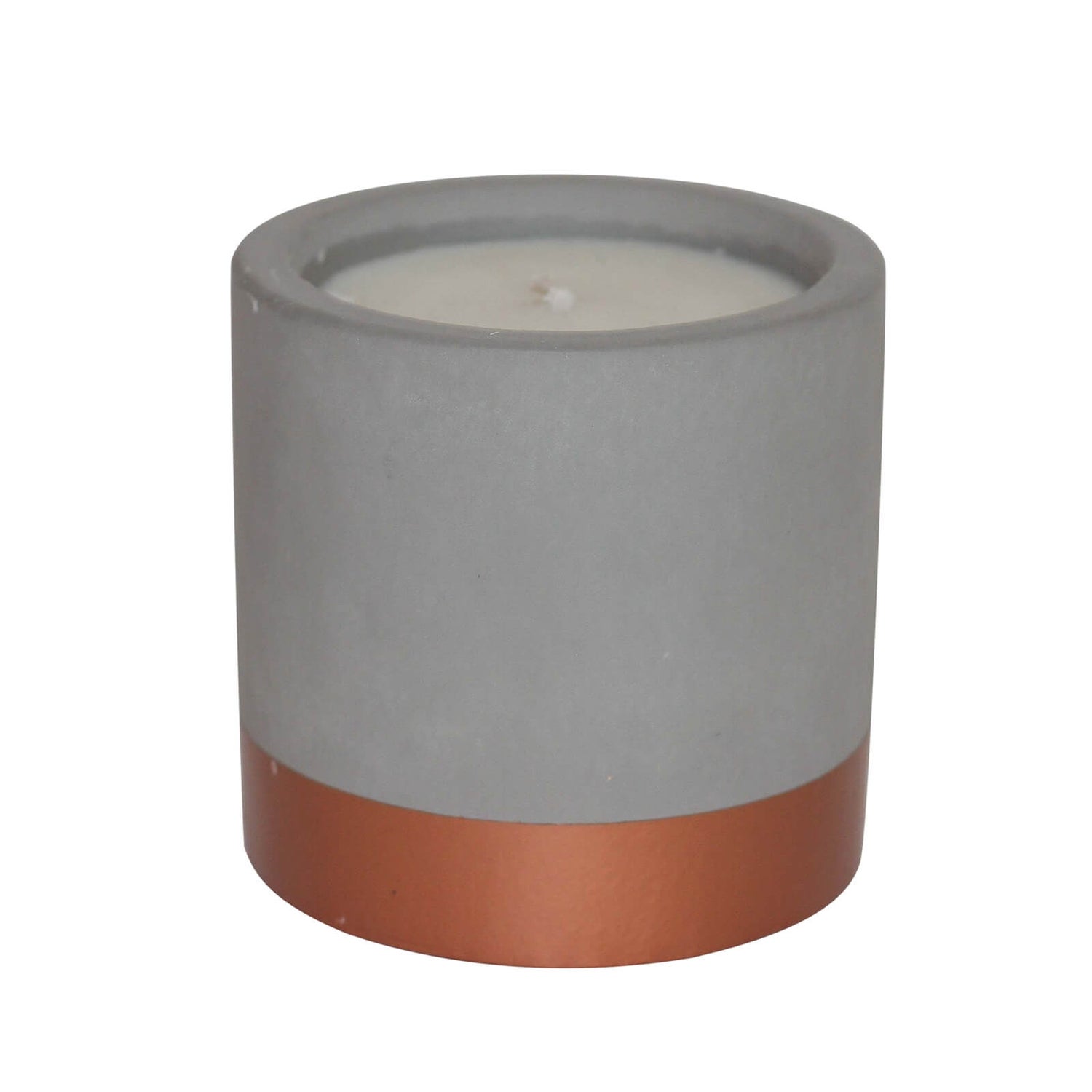 Citronella Candle With Bronze Finish Homebase