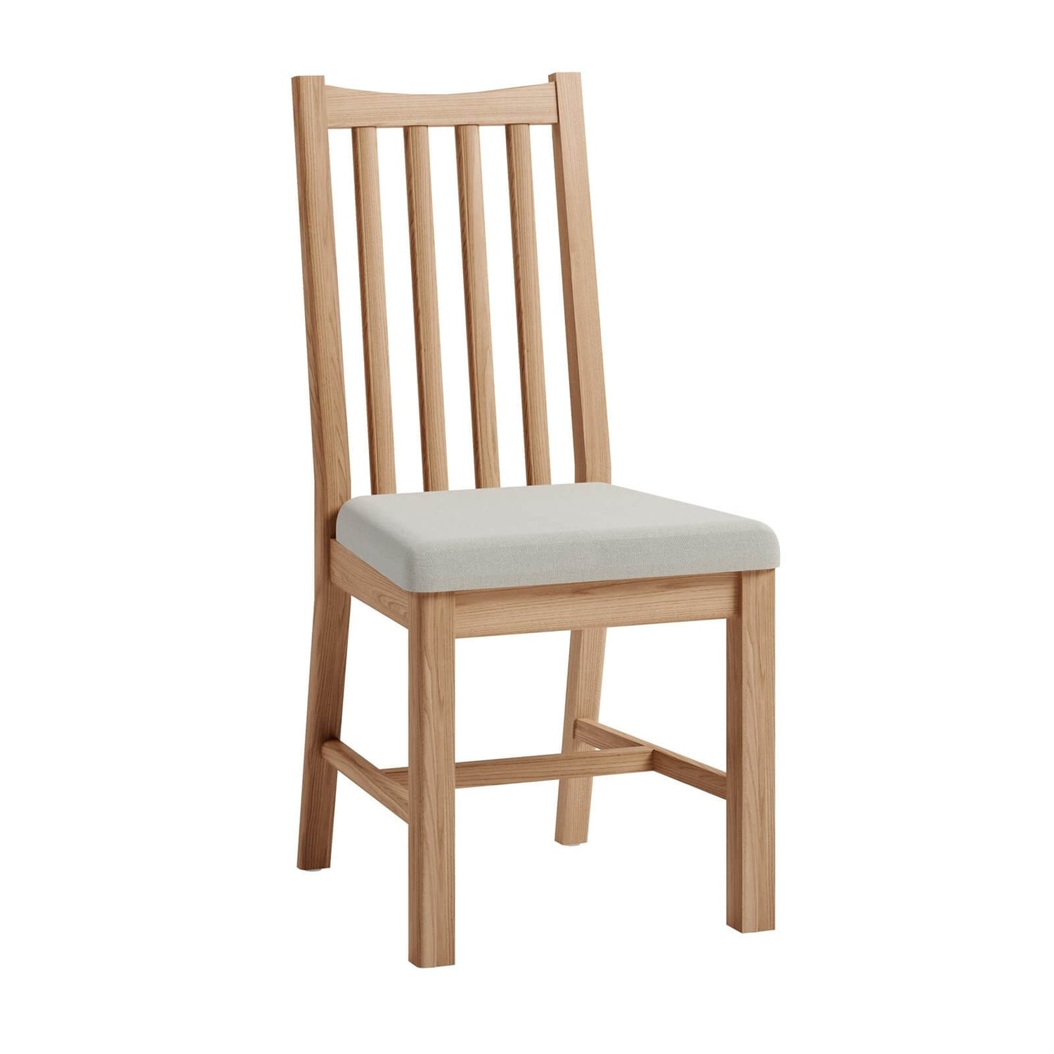 Kea Upholstered Dining Chair Set of 2 Oak Homebase