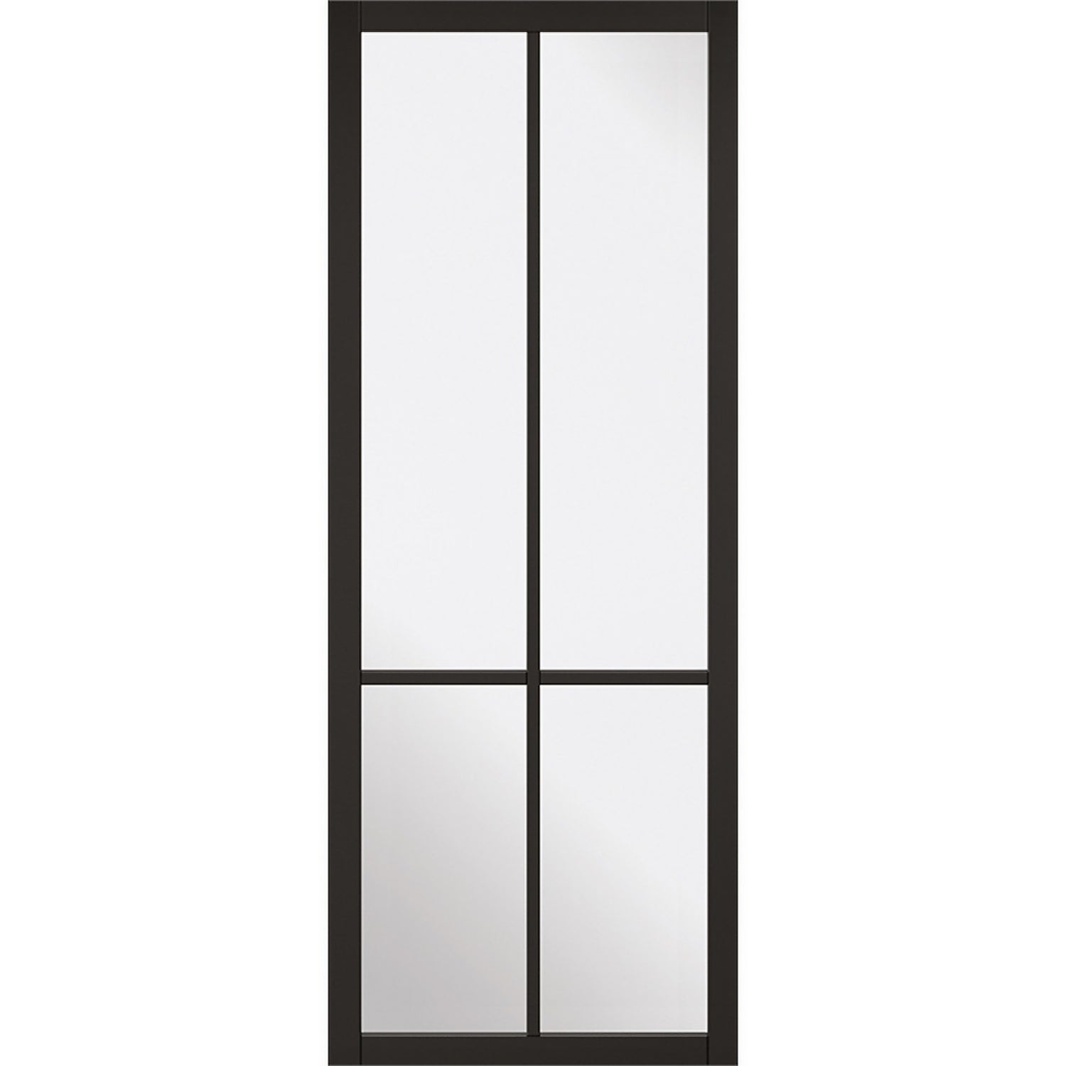 Liberty Glazed Black Internal Door 1981 x 686 x 35mm Homebase