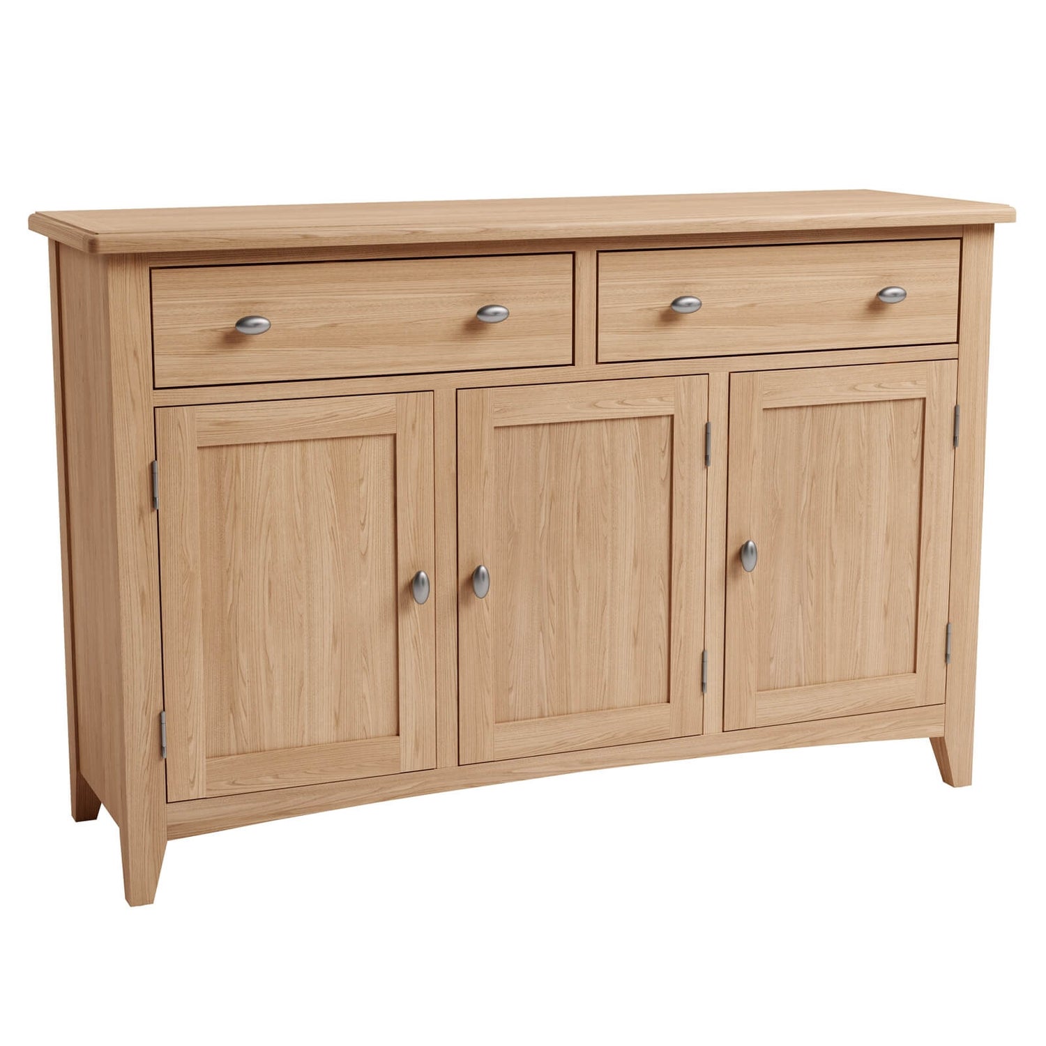 Kea 3 Door 3 Drawer Sideboard Oak Homebase