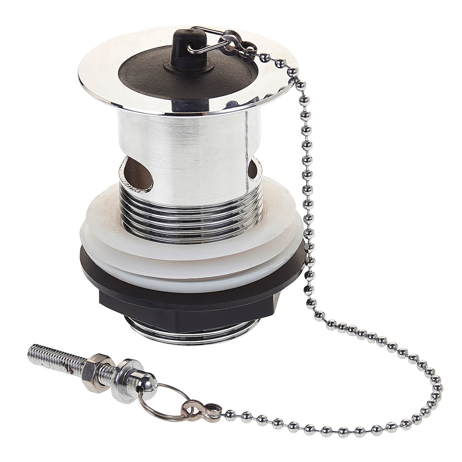 MaKe Chrome Basin Waste Slotted 1 1/4 Homebase