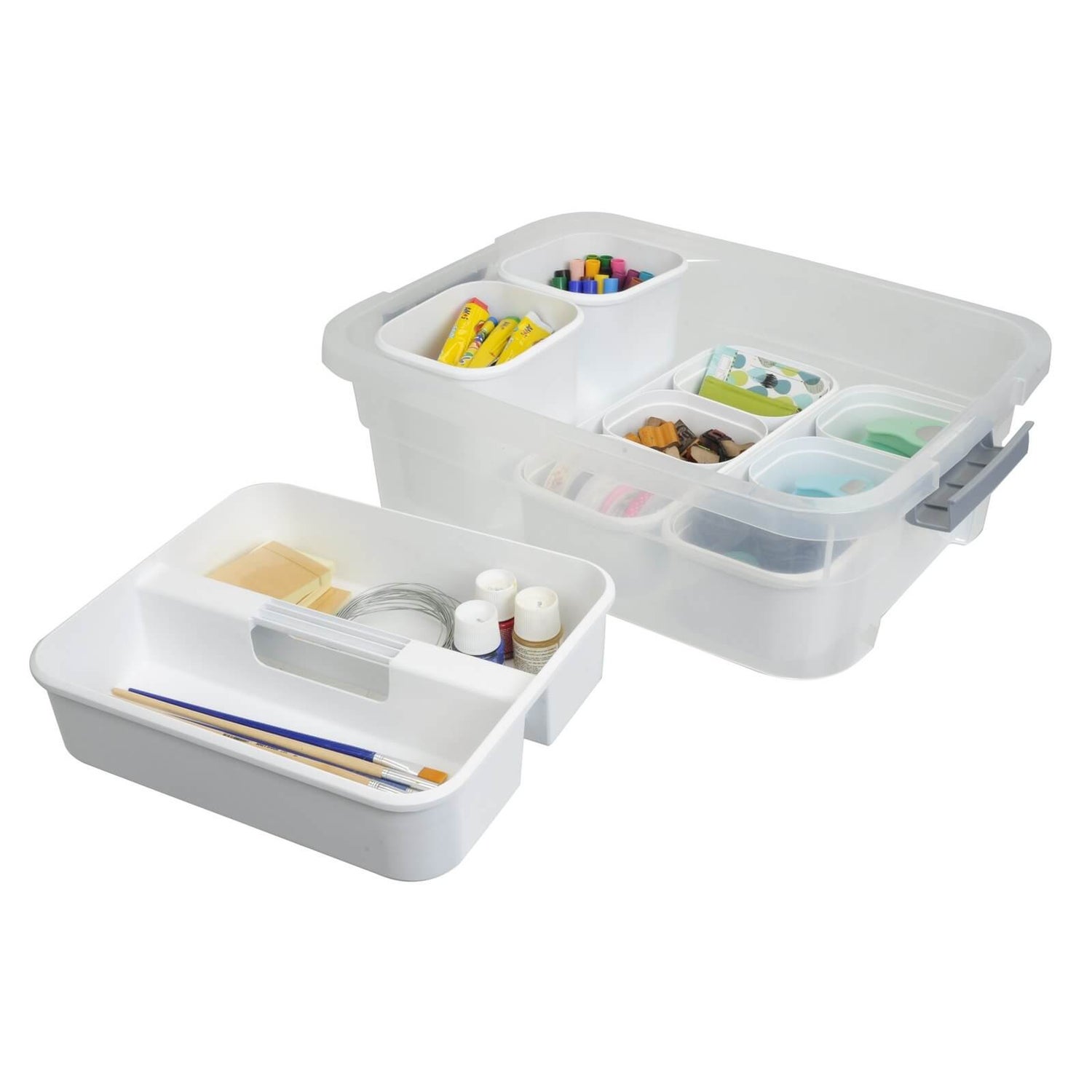 Large Box with 11 Storage Units Homebase