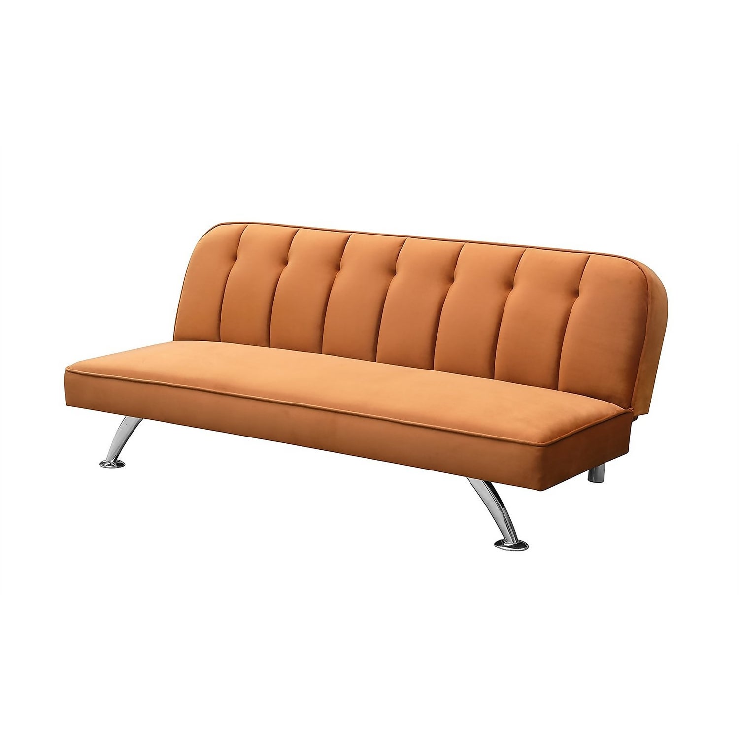Brighton Sofa Bed Orange Homebase