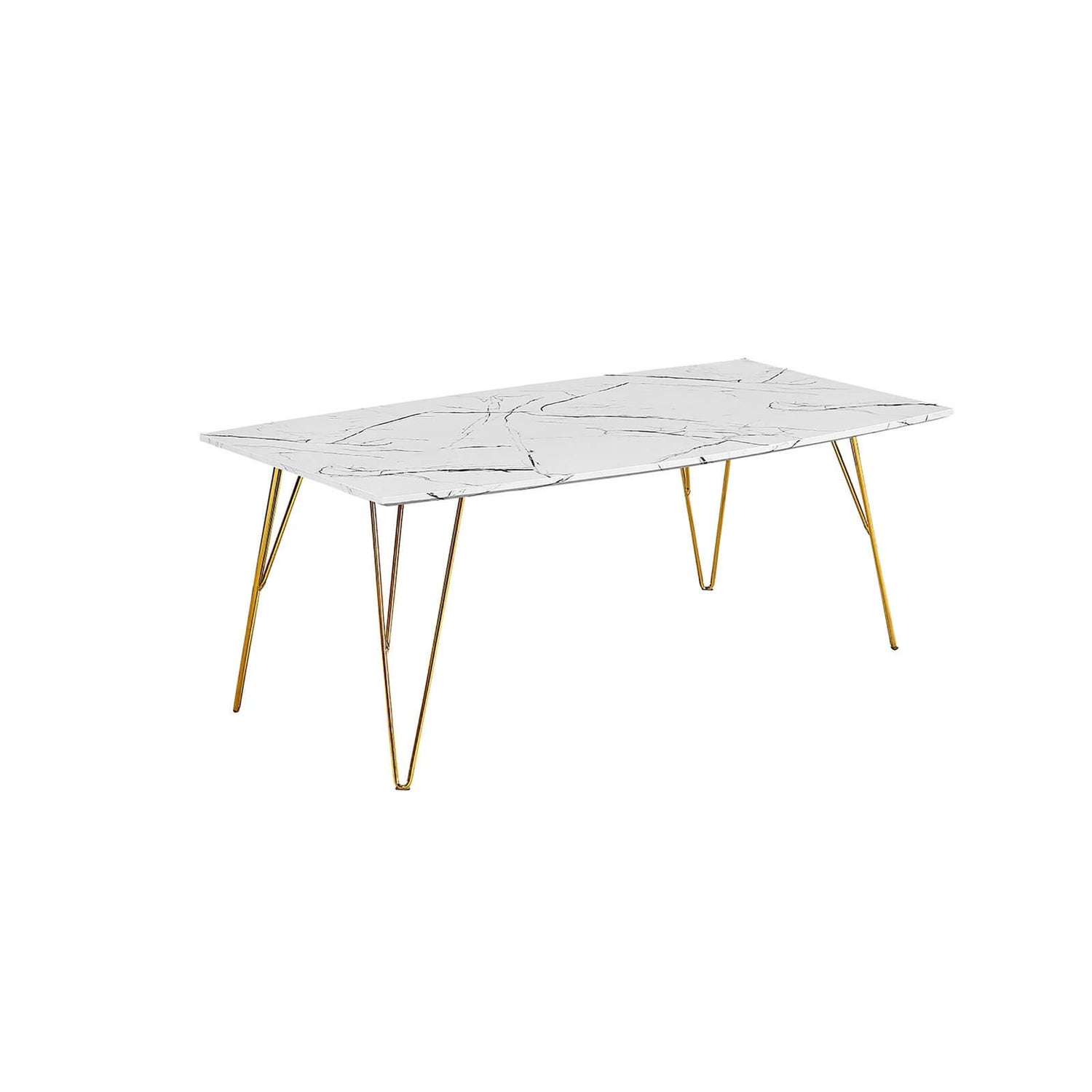 Fusion Coffee Table White Marble Homebase